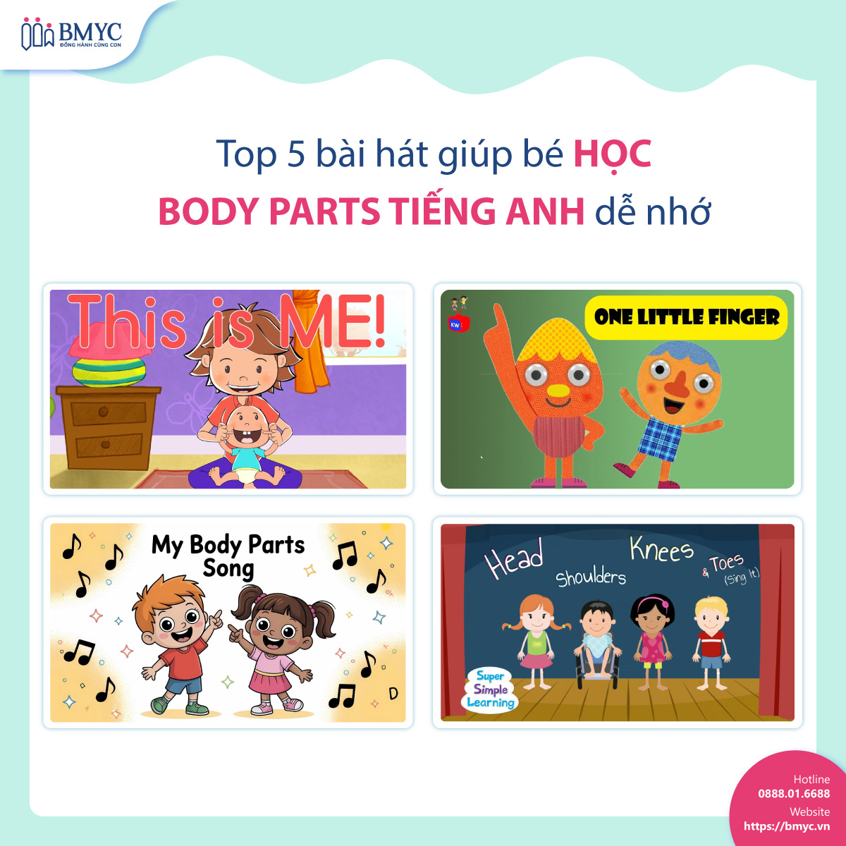 Hoc body parts tieng Anh qua bai hat va tro choi.2