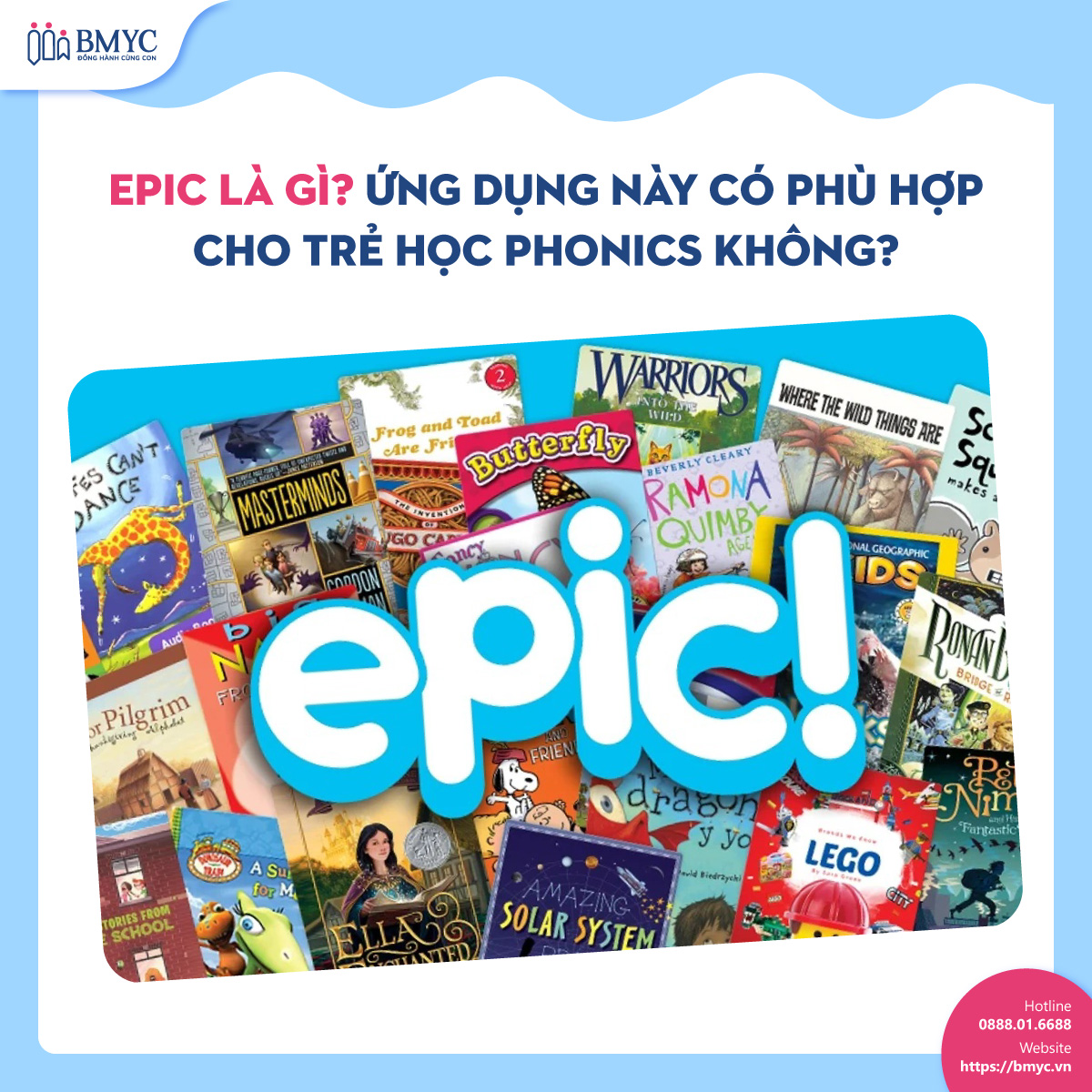 Epic là gì? ứng dụng này có phù hợp cho trẻ học Phonics không?