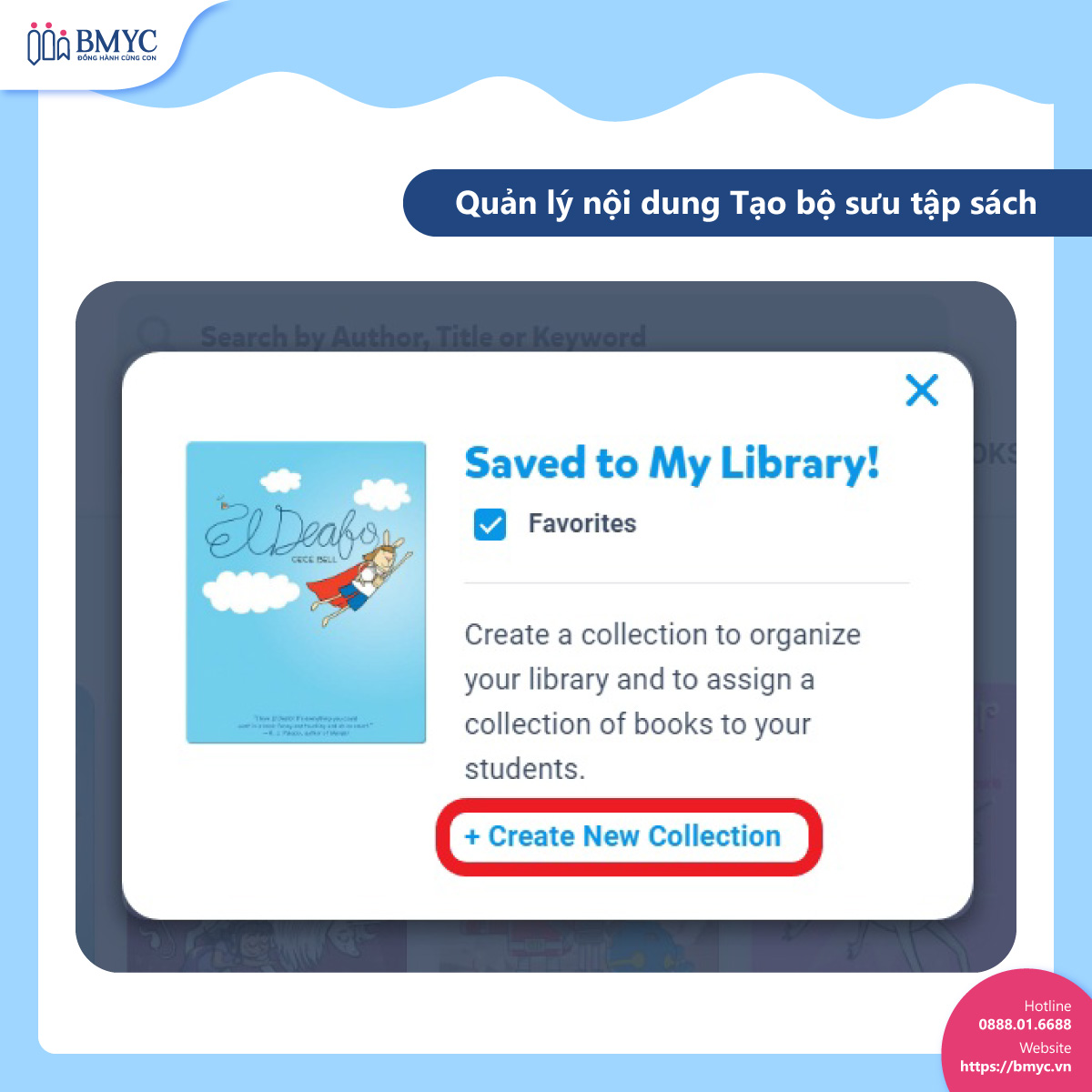Tạo bộ sưu tập sách (Collection)
