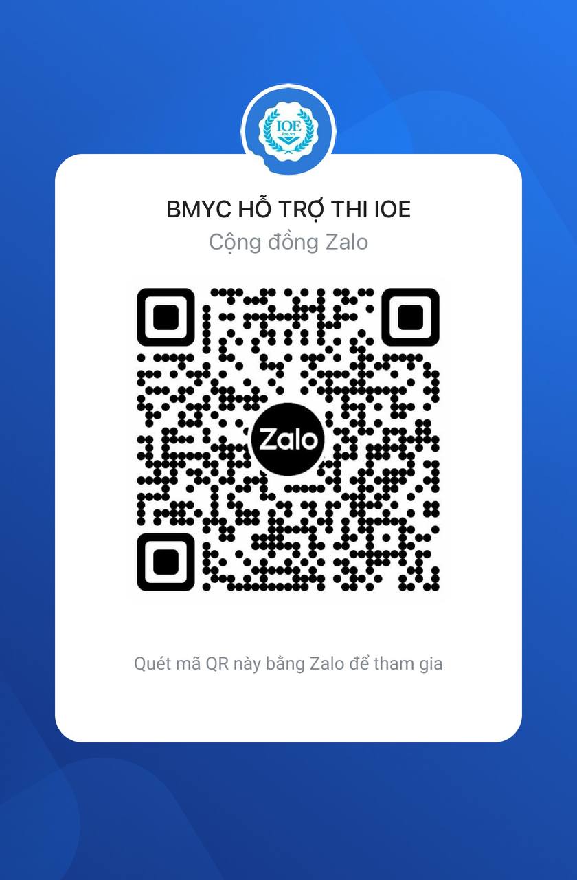 Hỗ trợ thi IOE Hỗ trợ thi IOE