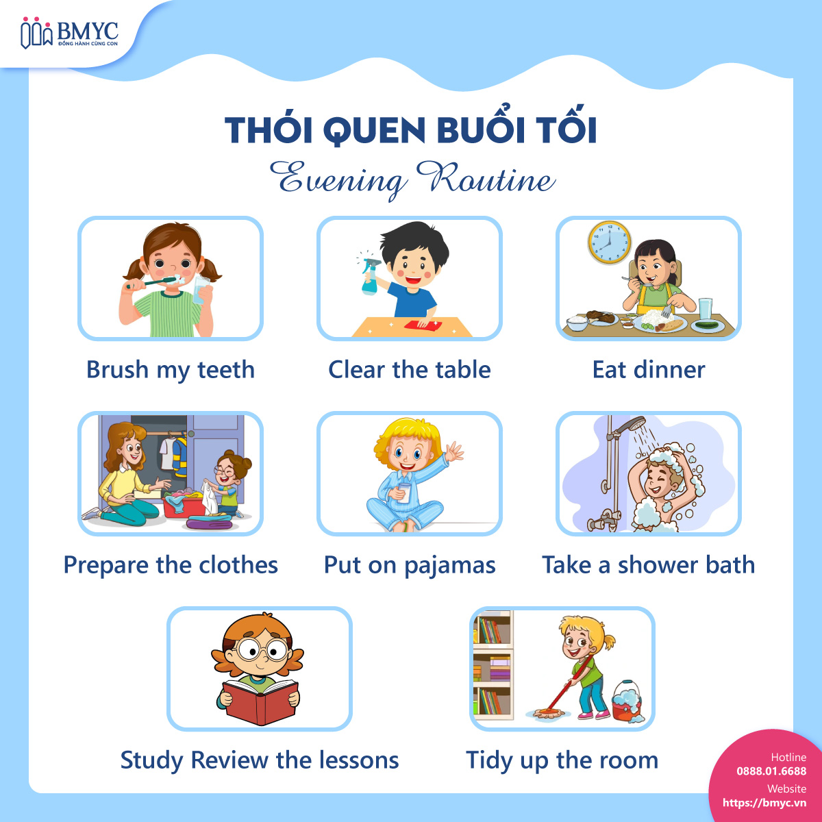 Thói quen buổi tối (Evening Routine)