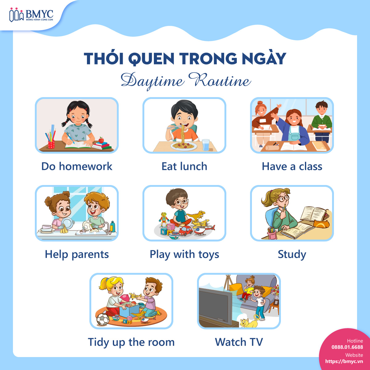 Thói quen trong ngày (Daytime Routine)