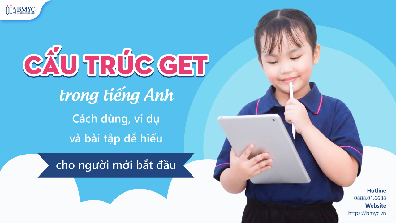 Cấu trúc Get trong tiếng Anh: Cách dùng, ví dụ và bài tập dễ hiểu cho người mới bắt đầu
