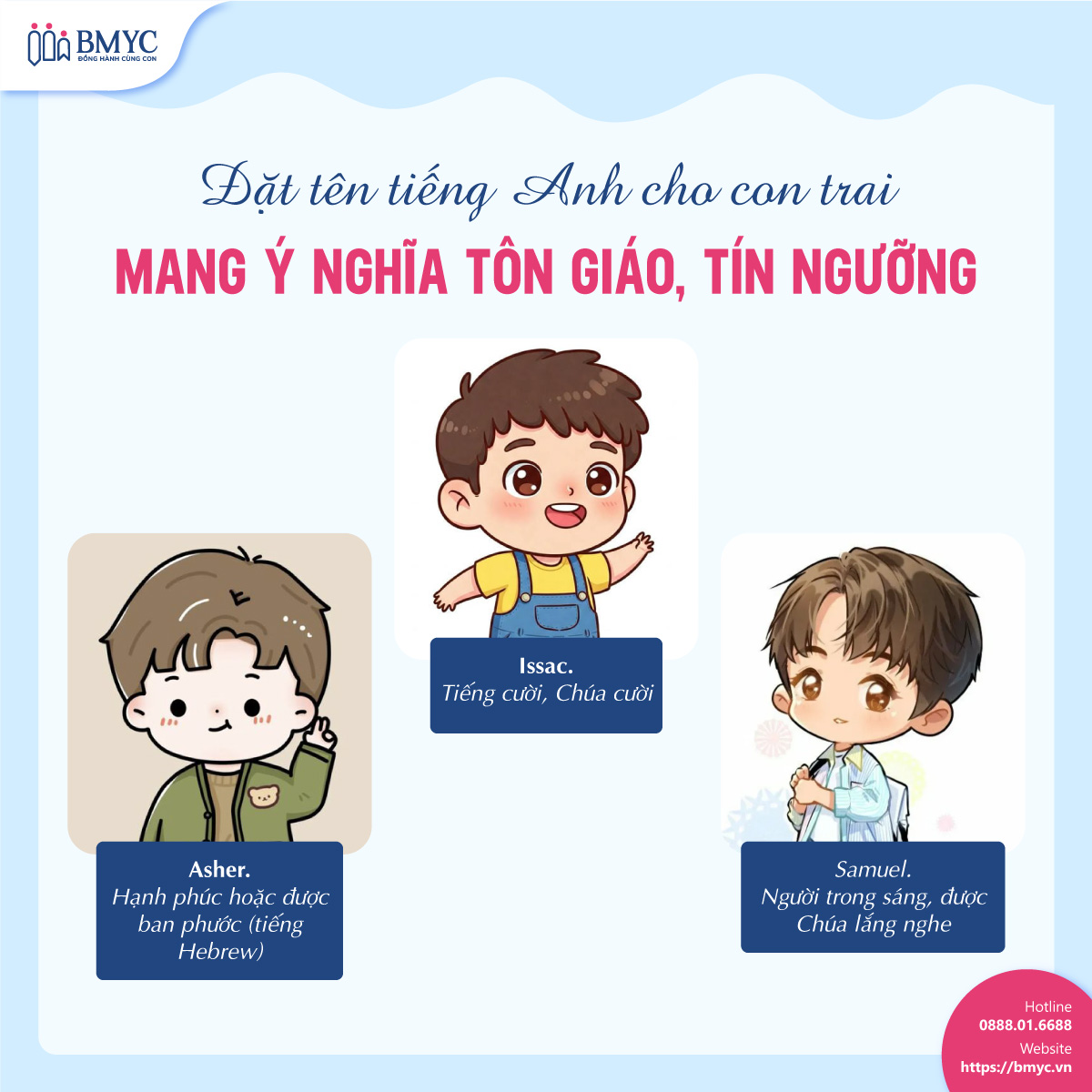 Đặt tên tiếng Anh mang ý nghĩa tôn giáo, tín ngưỡng cho con trai Đặt tên tiếng Anh mang ý nghĩa tôn giáo, tín ngưỡng cho con trai