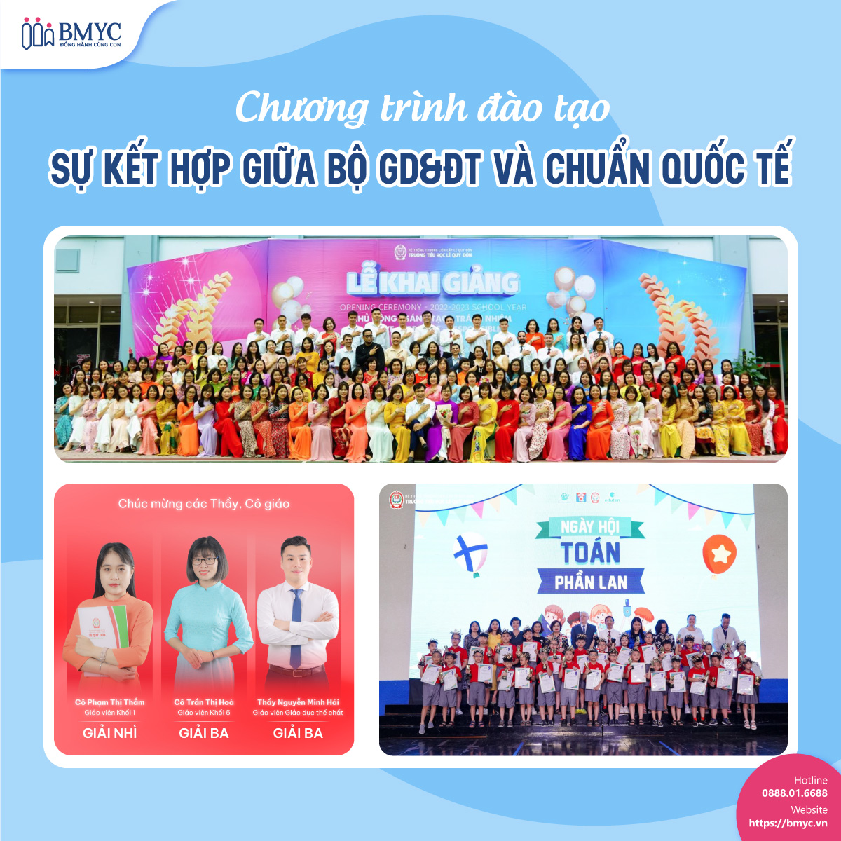 Chương trình đào tạo: Sự kết hợp giữa Bộ GD&ĐT và chuẩn Quốc tế Chương trình đào tạo: Sự kết hợp giữa Bộ GD&ĐT và chuẩn Quốc tế