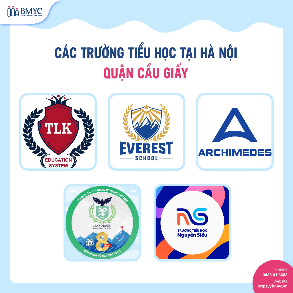 Các trường tiểu học tại Hà Nội: Quận Cầu Giấy