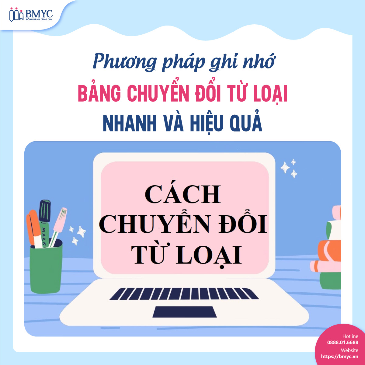 Phương pháp ghi nhớ bảng chuyển đổi từ loại nhanh và hiệu quả