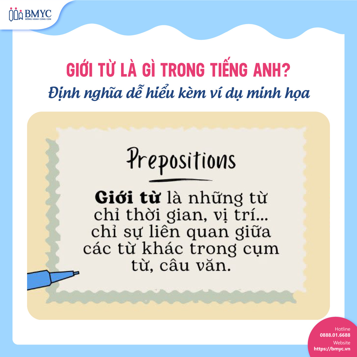 Giới từ là gì trong tiếng Anh? Định nghĩa dễ hiểu kèm ví dụ minh họa