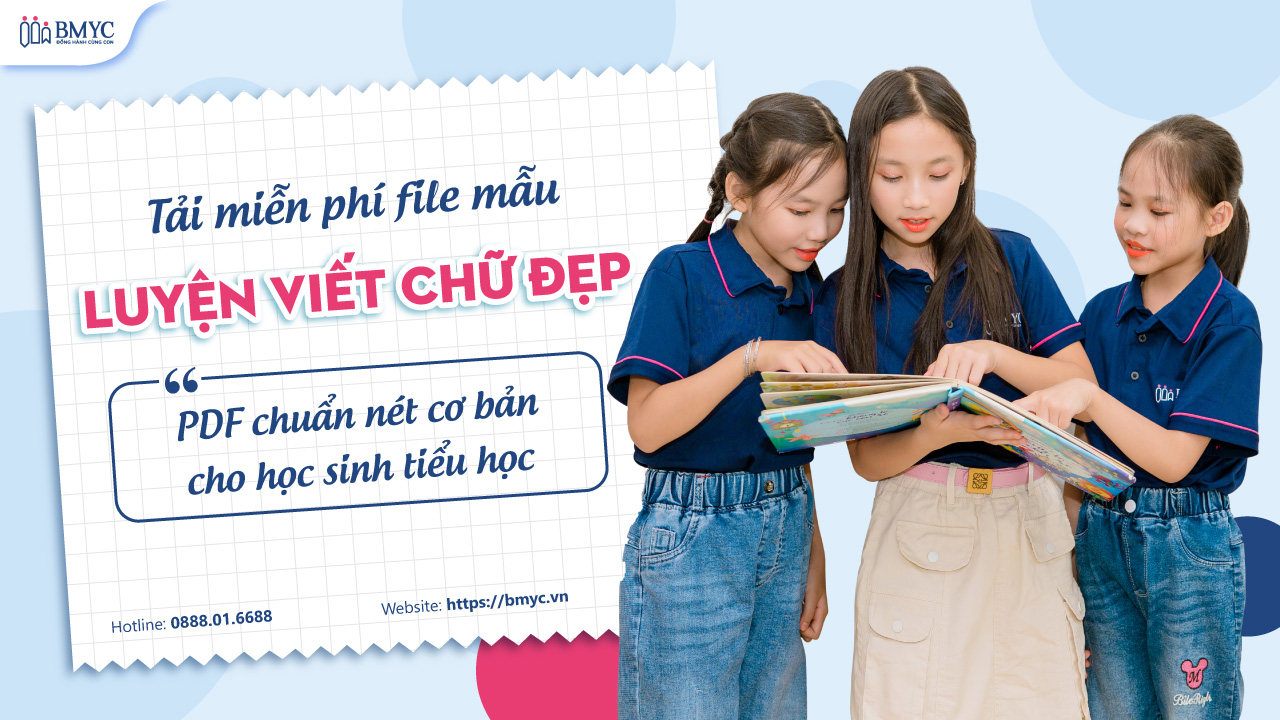 Tải miễn phí file mẫu luyện viết chữ đẹp PDF chuẩn nét cơ bản cho học sinh tiểu học