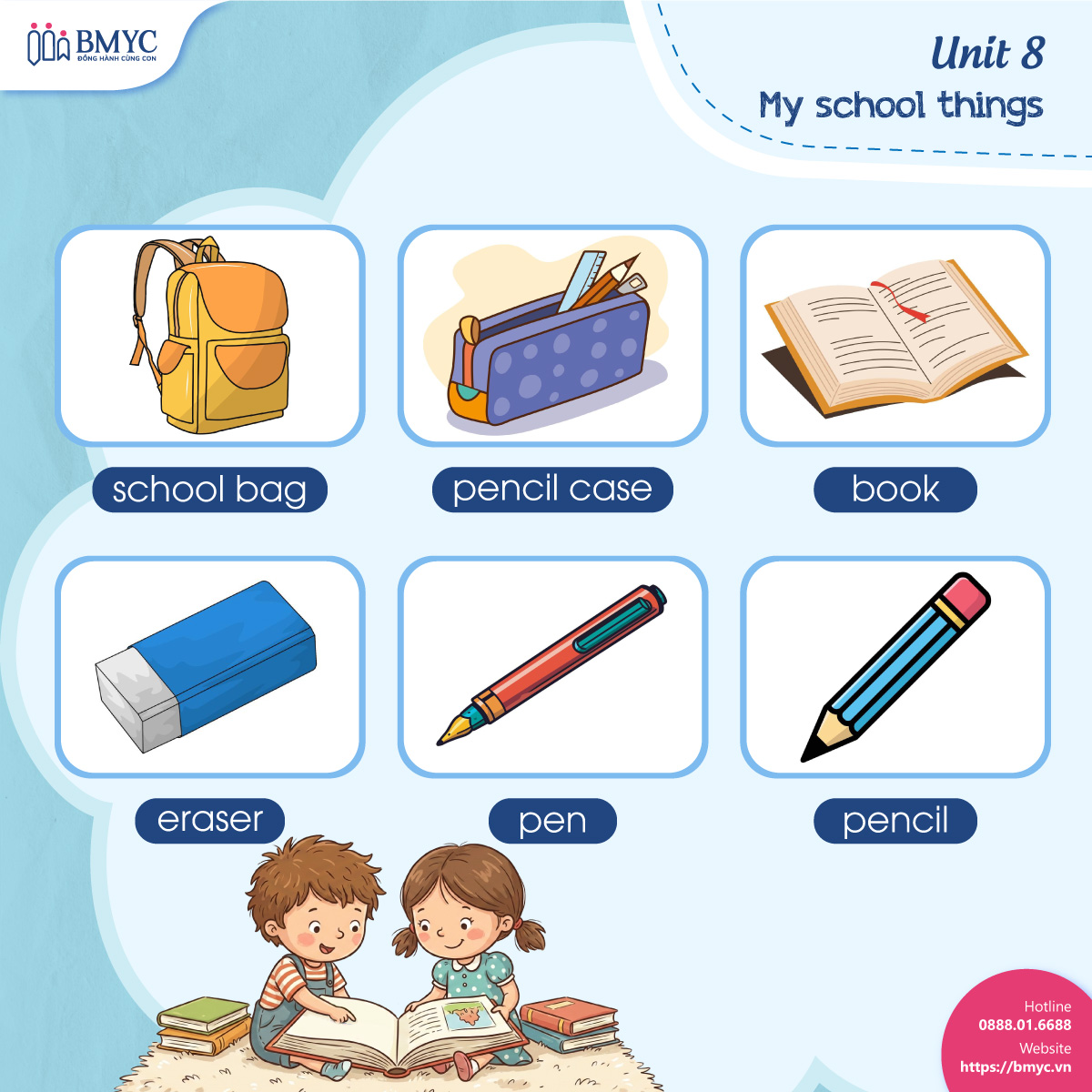 Unit 8: My school things