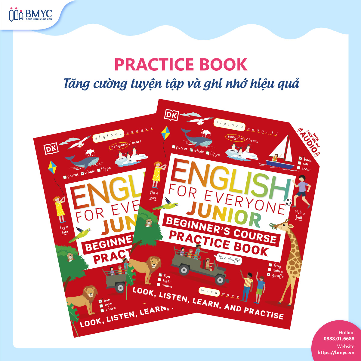 Practice Book – Tăng cường luyện tập và ghi nhớ hiệu quả