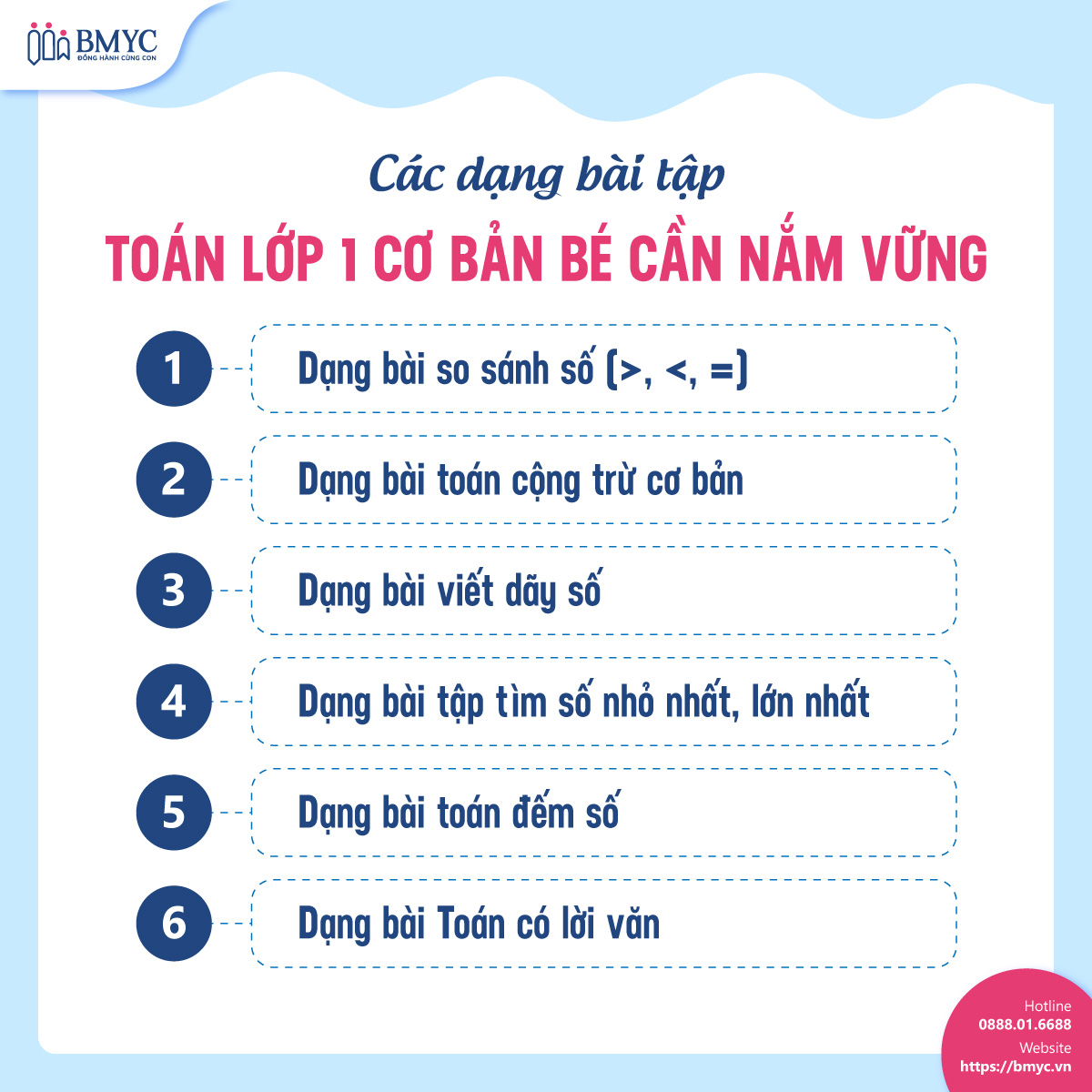Các dạng bài tập Toán lớp 1 cơ bản bé cần nắm vững