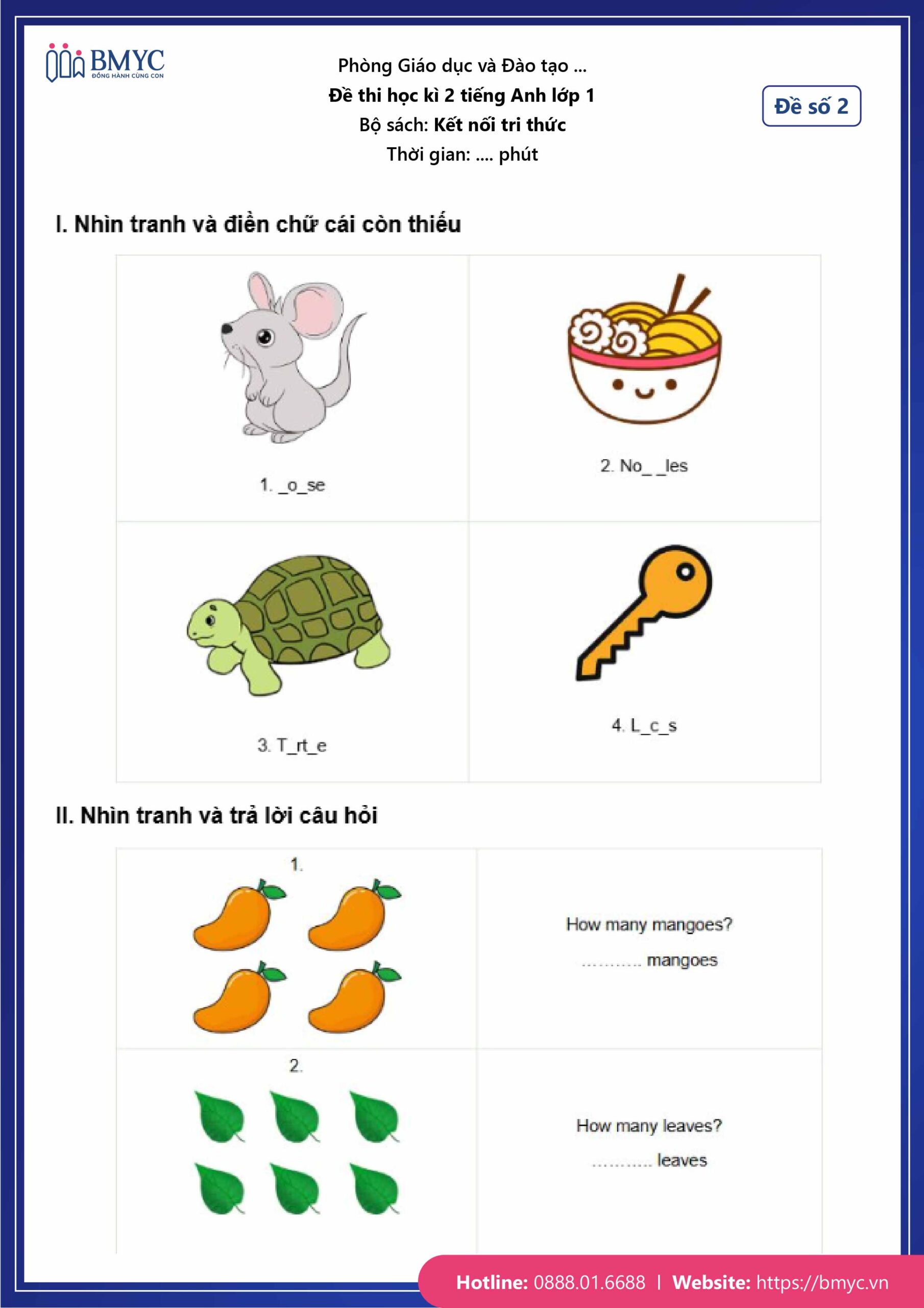 Đề số 2 Đề số 2