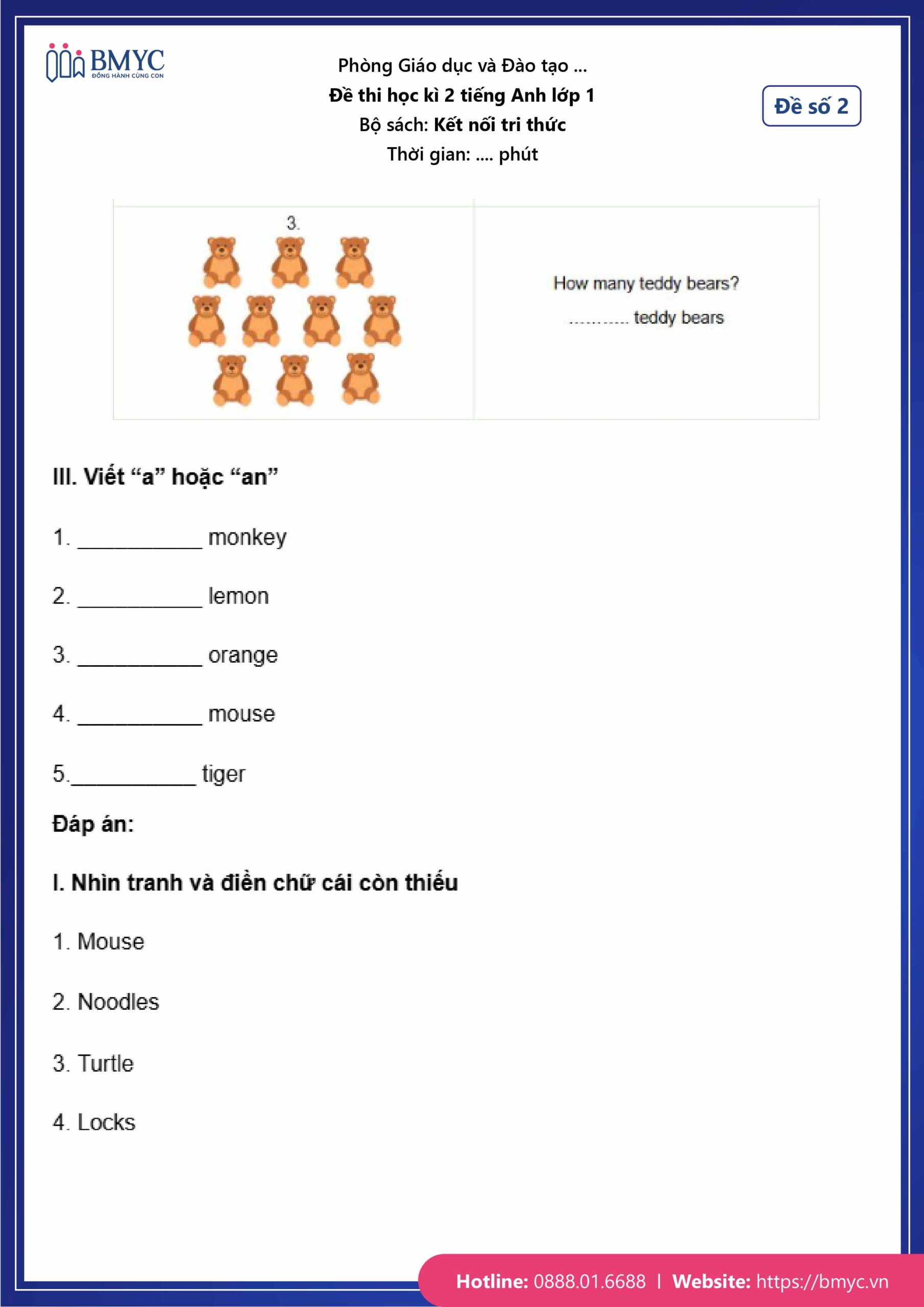 Đề số 2 Đề số 2