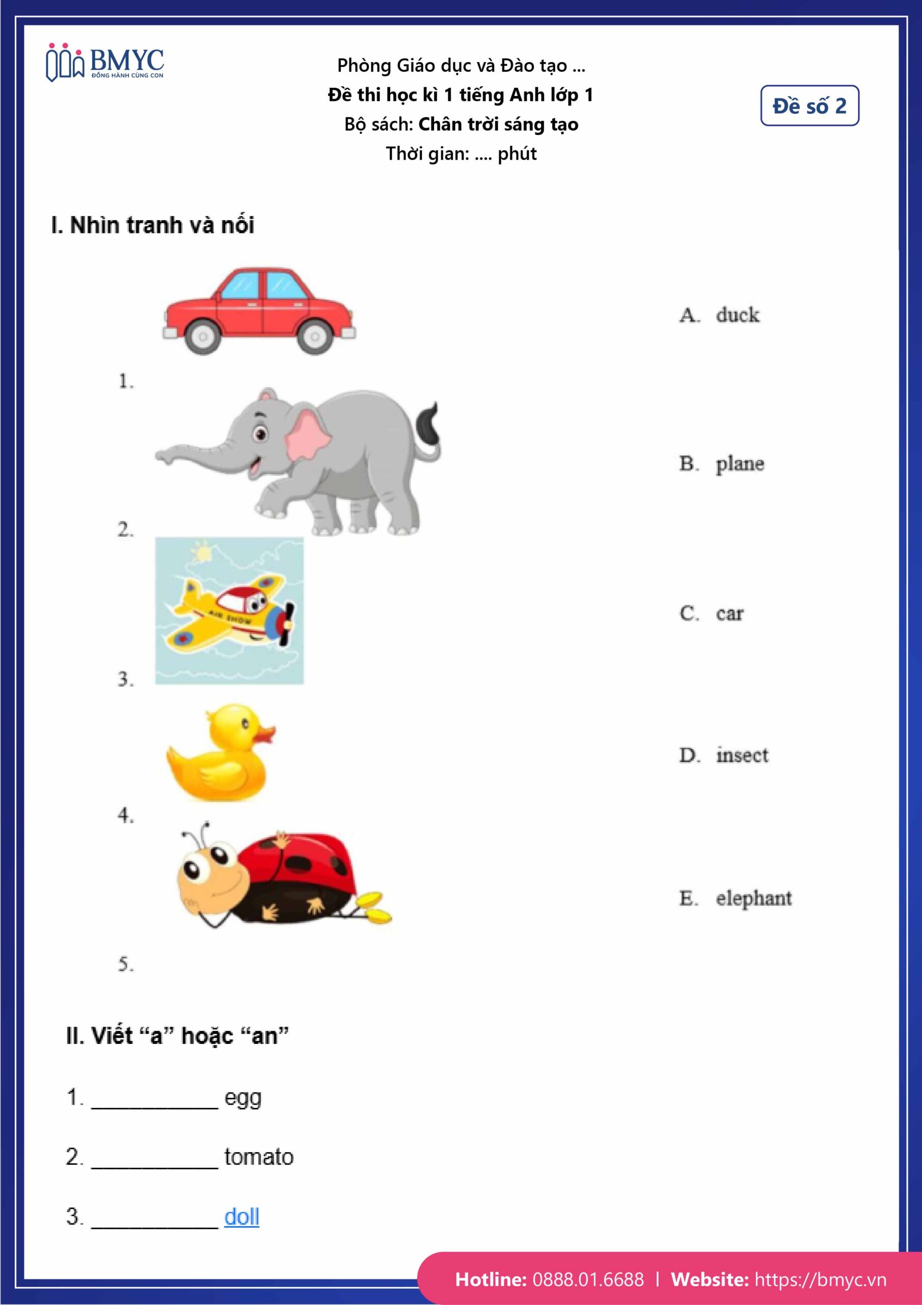 Đề số 2 Đề số 2