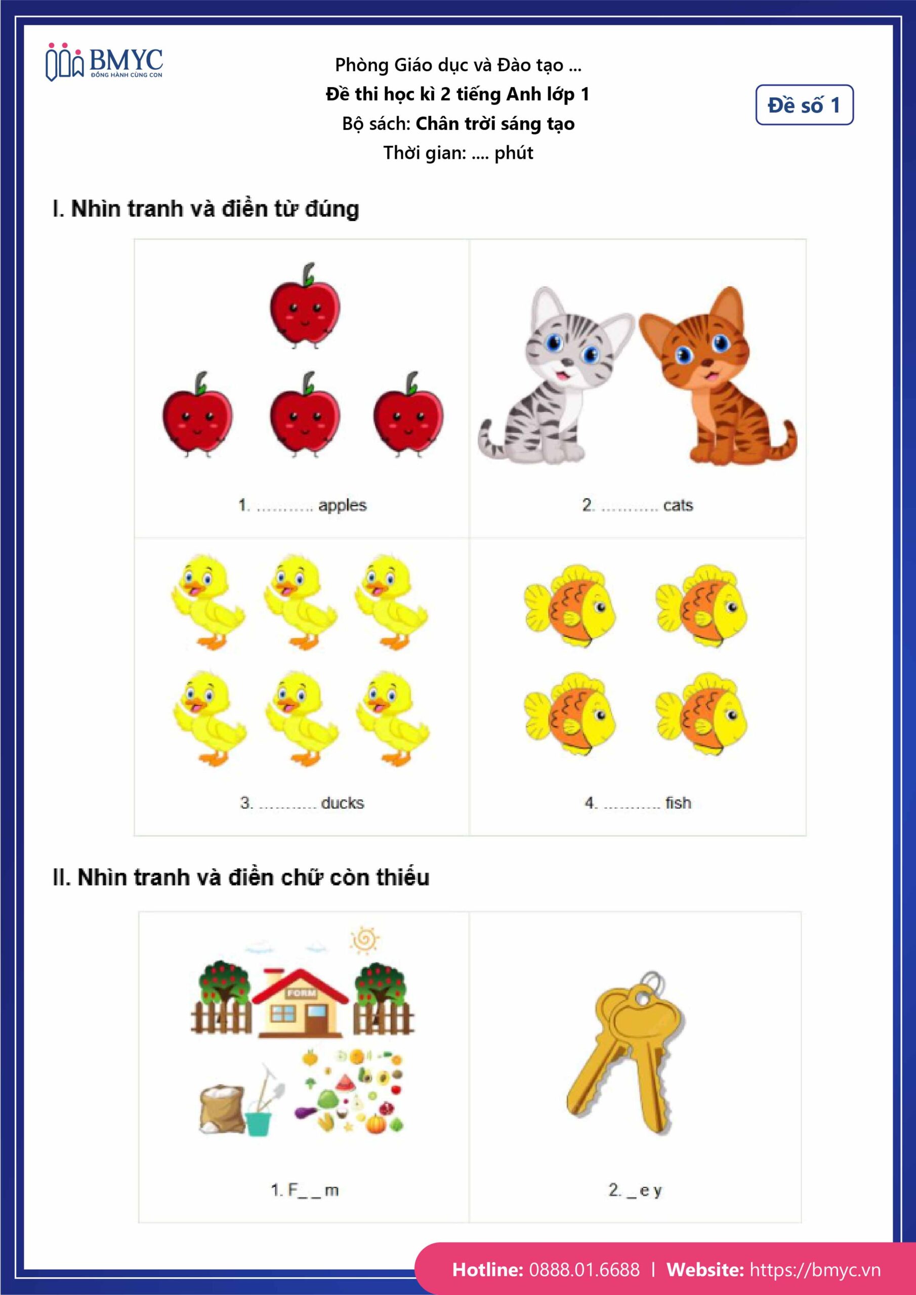 Đề số 1 Đề số 1