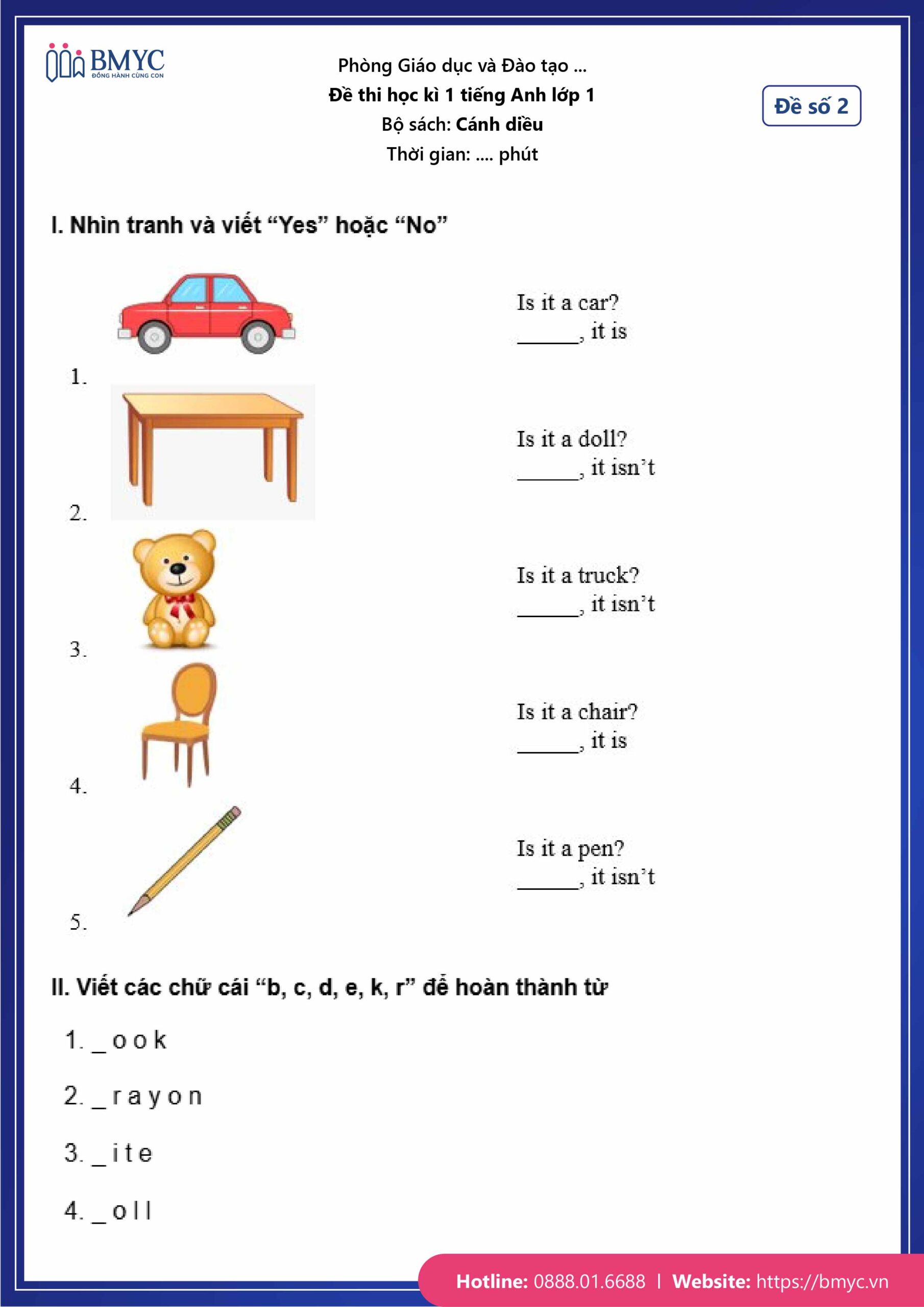 Đề số 2 Đề số 2