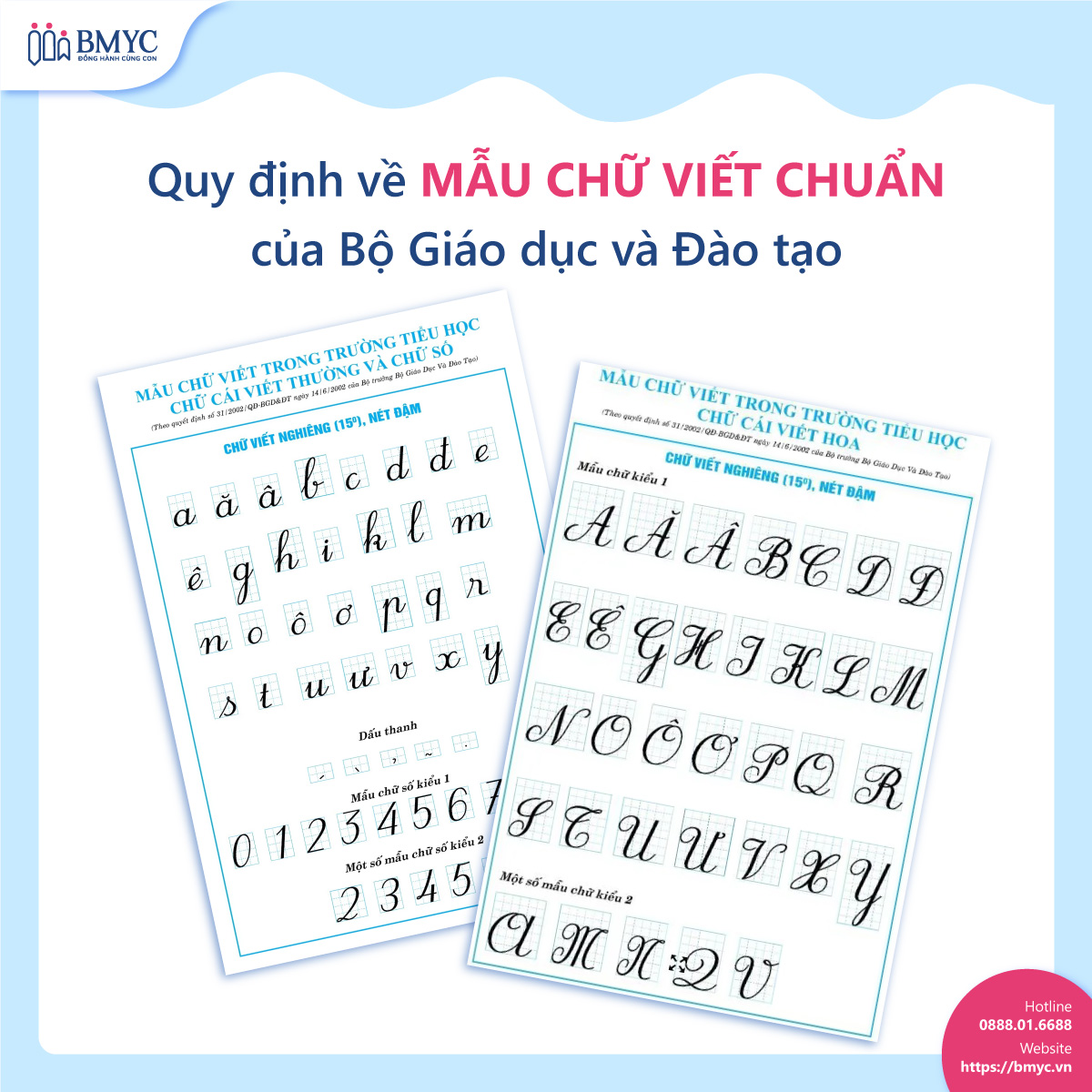 Quy định về mẫu chữ viết chuẩn của Bộ Giáo dục và Đào tạo Quy định về mẫu chữ viết chuẩn của Bộ Giáo dục và Đào tạo