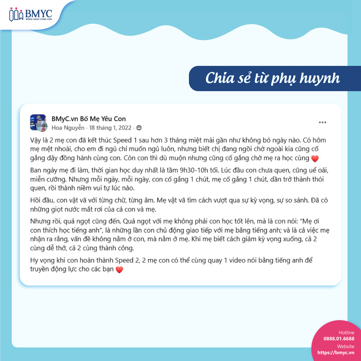 Chị Hoa Nguyễn: "Học cùng con không phải là áp lực, mà là sự gắn kết"