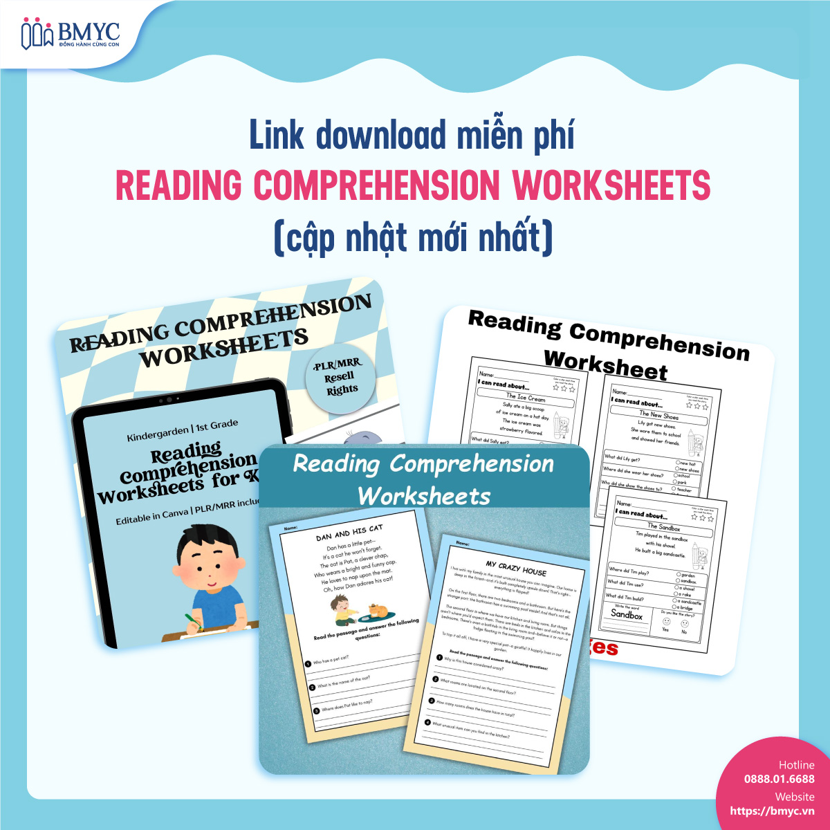 Link download miễn phí Reading comprehension worksheets (cập nhật mới nhất)
