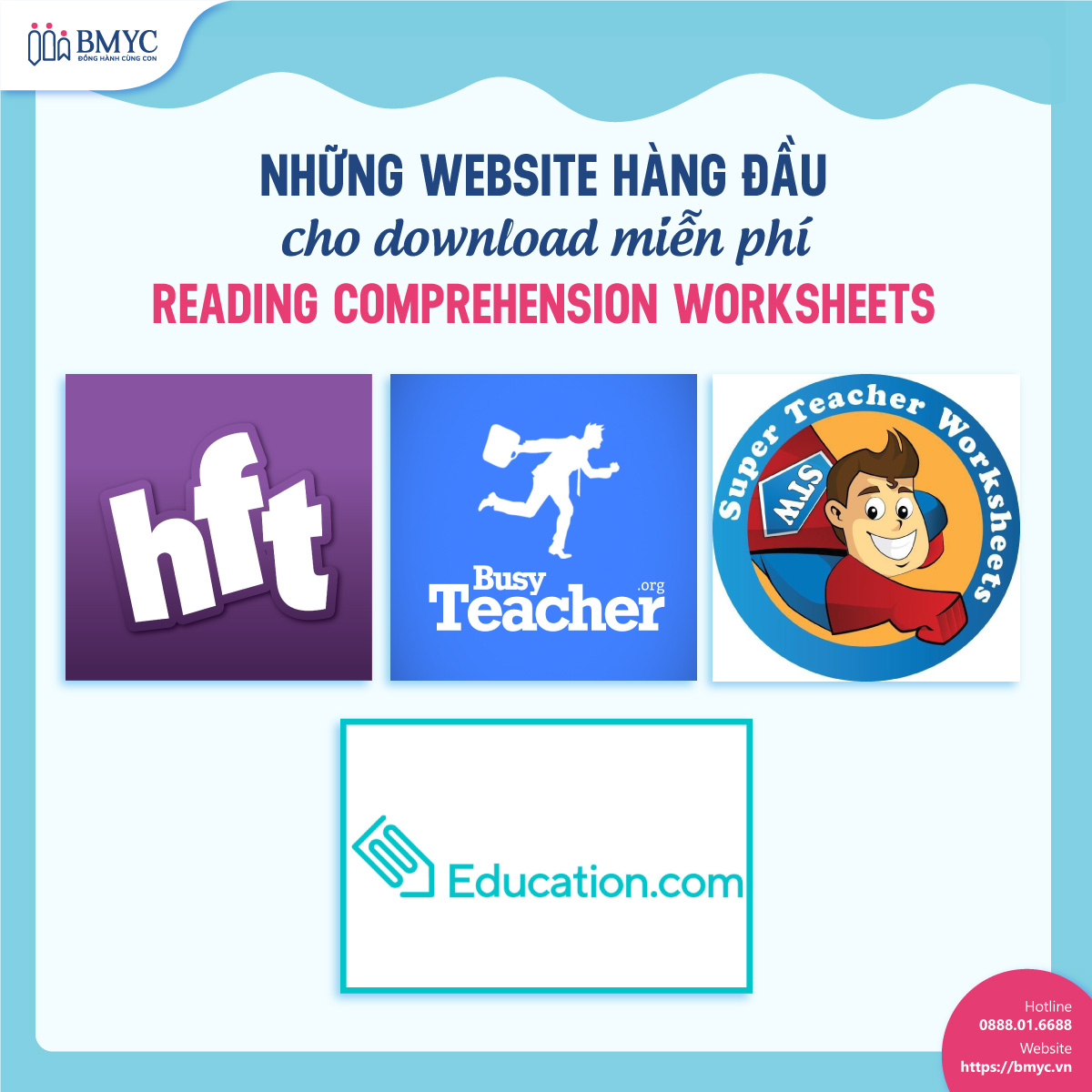 Những website hàng đầu cho download miễn phí Reading comprehension worksheets