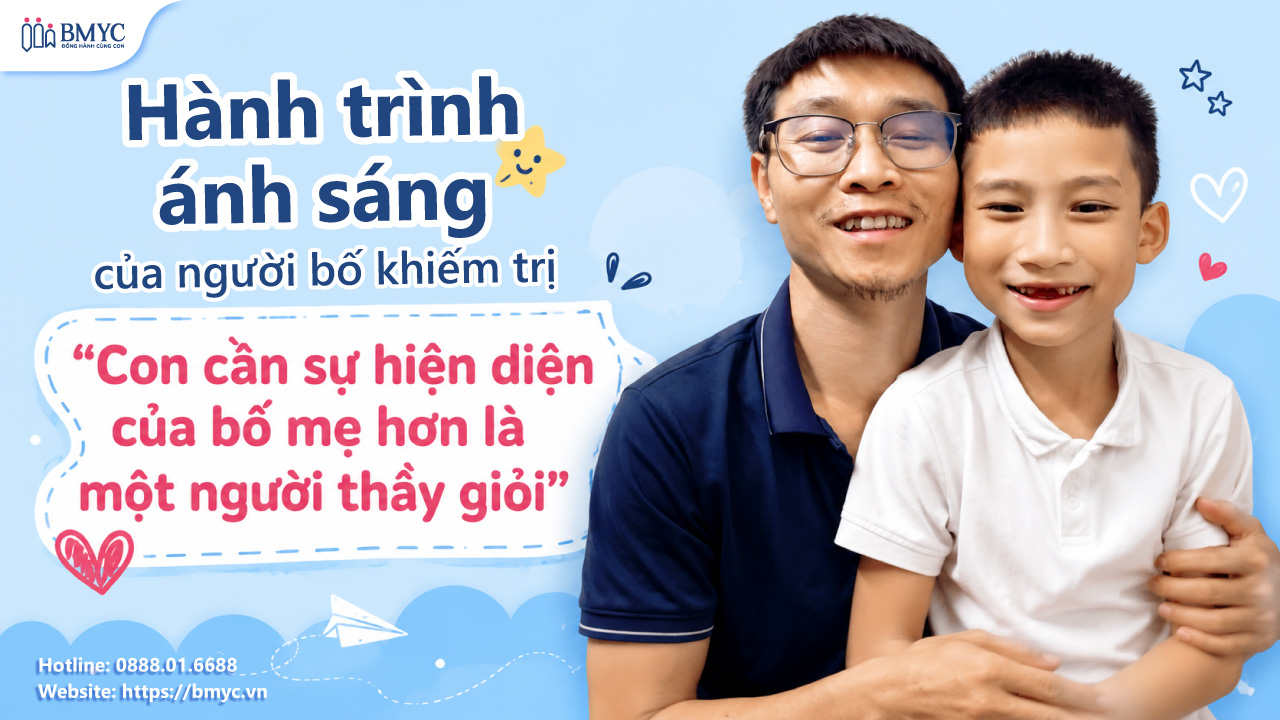 Hành trình ánh sáng của người bố khiếm thị: "Con cần sự hiện diện của bố mẹ hơn là một người thầy giỏi"