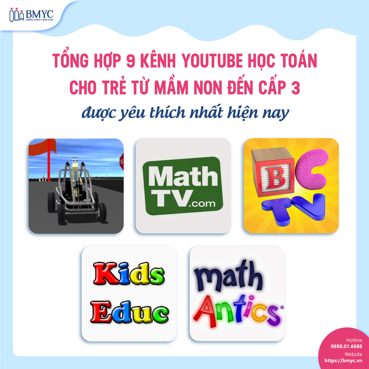 Tổng hợp 9 kênh Youtube cho con học Toán từ mầm non đến cấp 3 được yêu thích nhất hiện nay