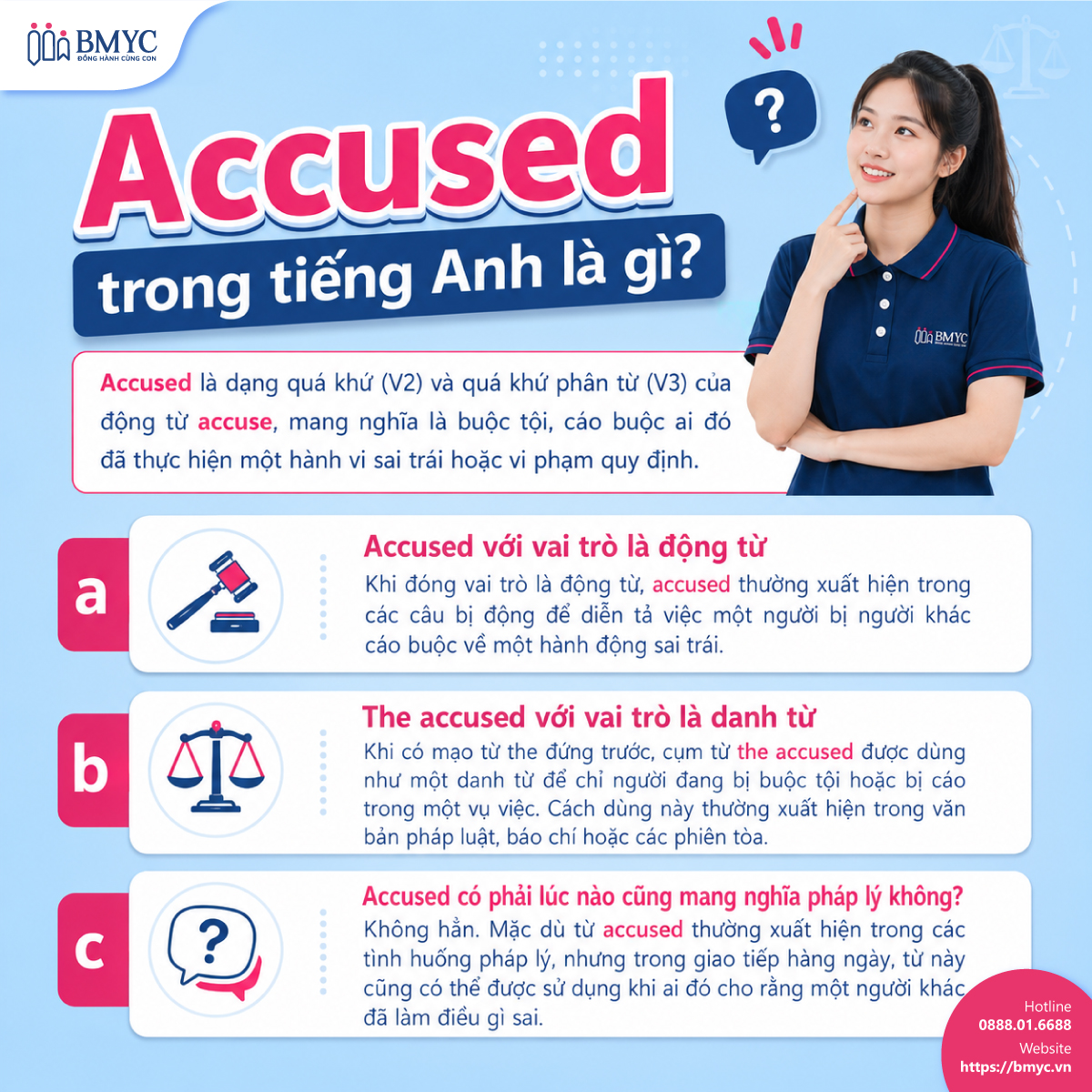 Accused trong tiếng Anh là gì? 