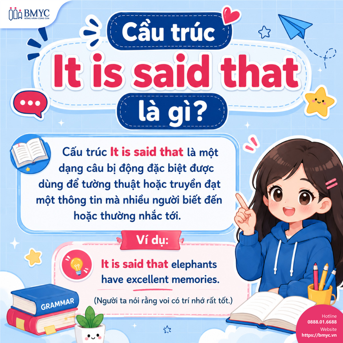 Cấu trúc It is said that là gì? 