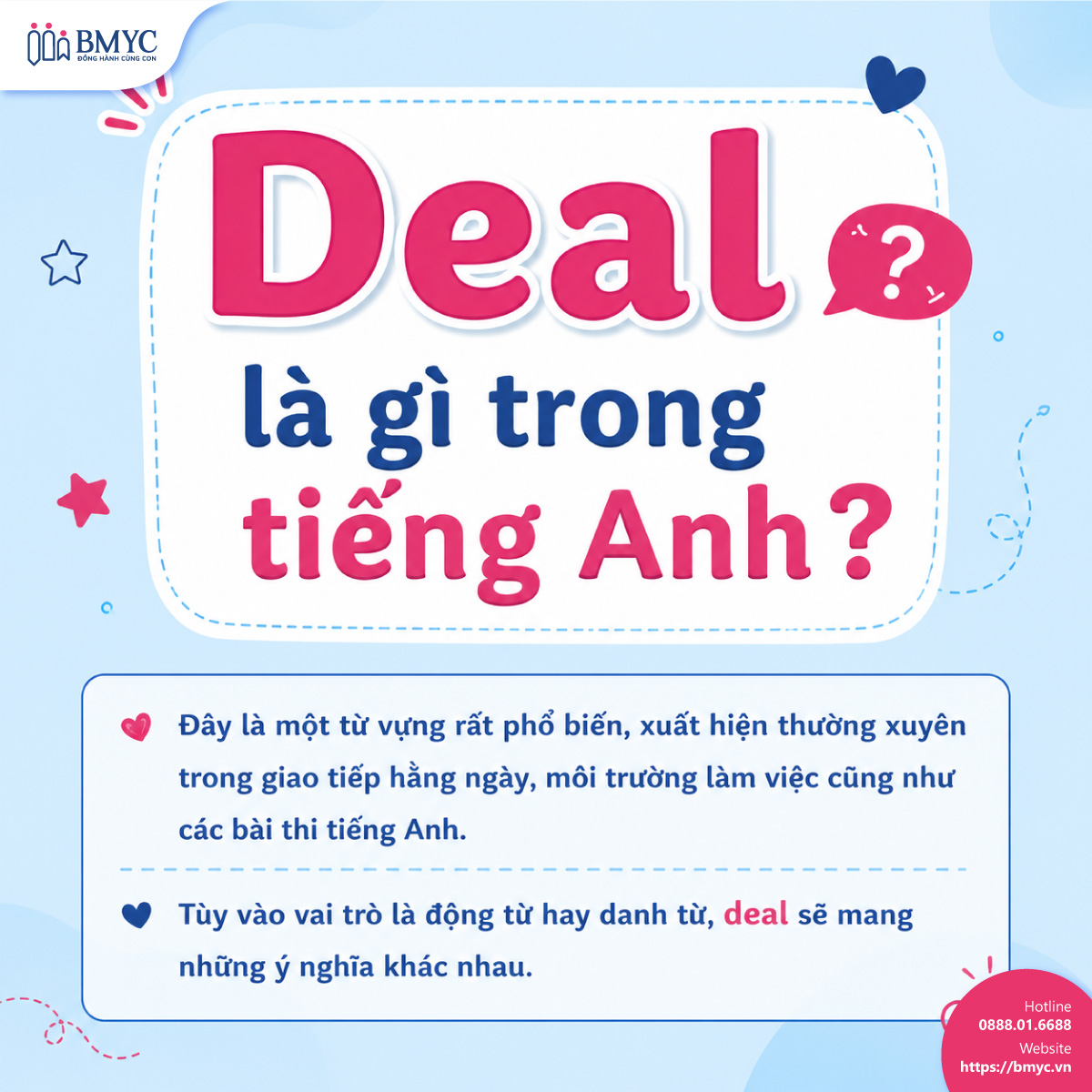Deal là gì trong tiếng Anh? 
