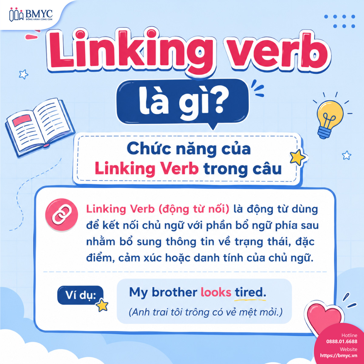 Linking verb là gì? Chức năng của Linking Verb trong câu 