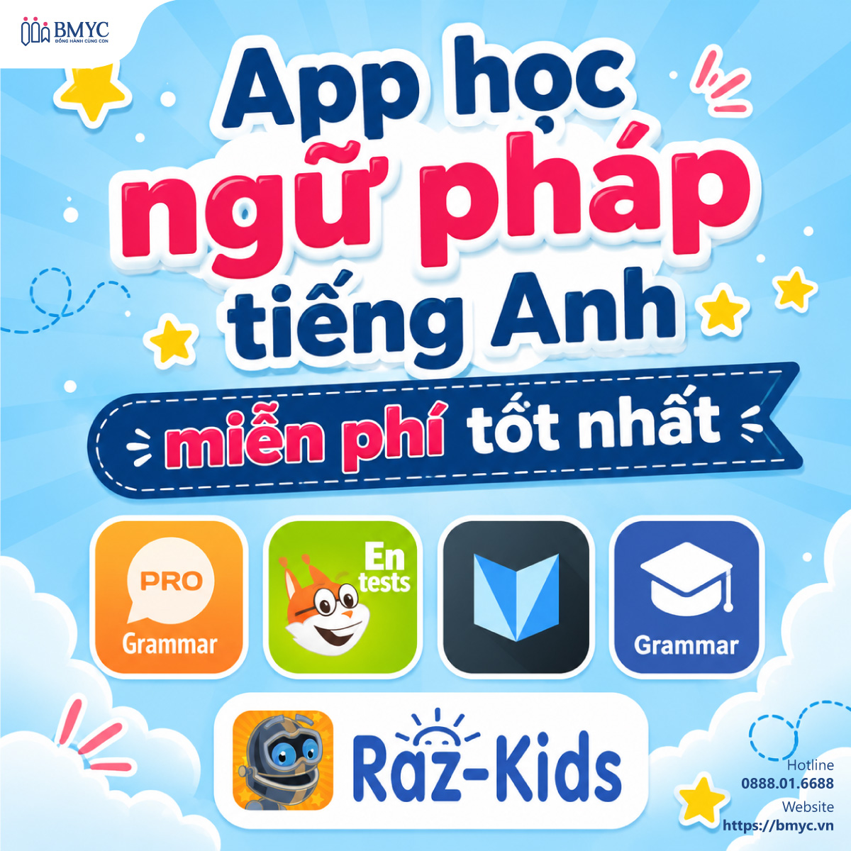 Top 10+ app học ngữ pháp tiếng Anh miễn phí tốt nhất hiện nay 