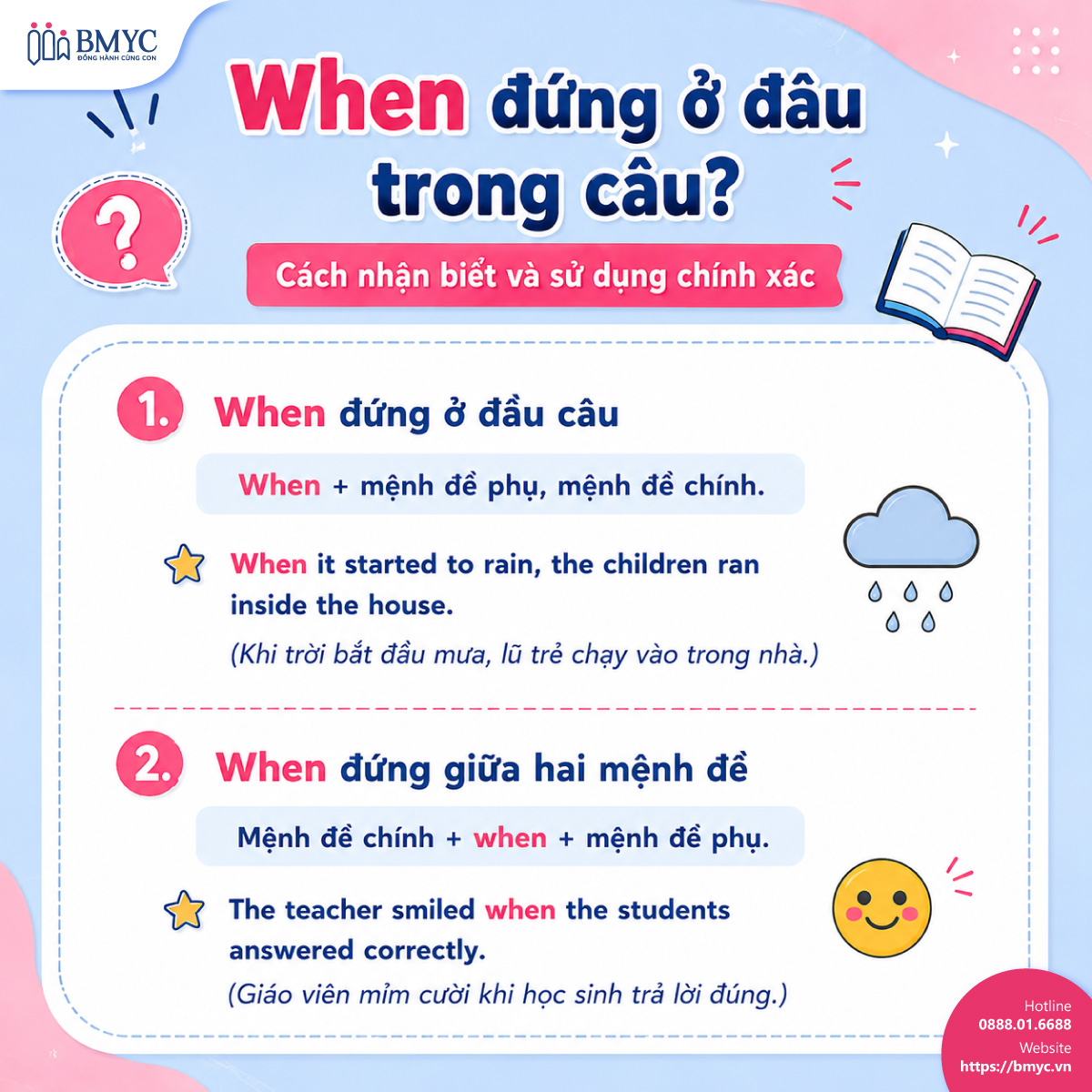 When đứng ở đâu trong câu? Cách nhận biết và sử dụng chính xác When đứng ở đâu trong câu? Cách nhận biết và sử dụng chính xác