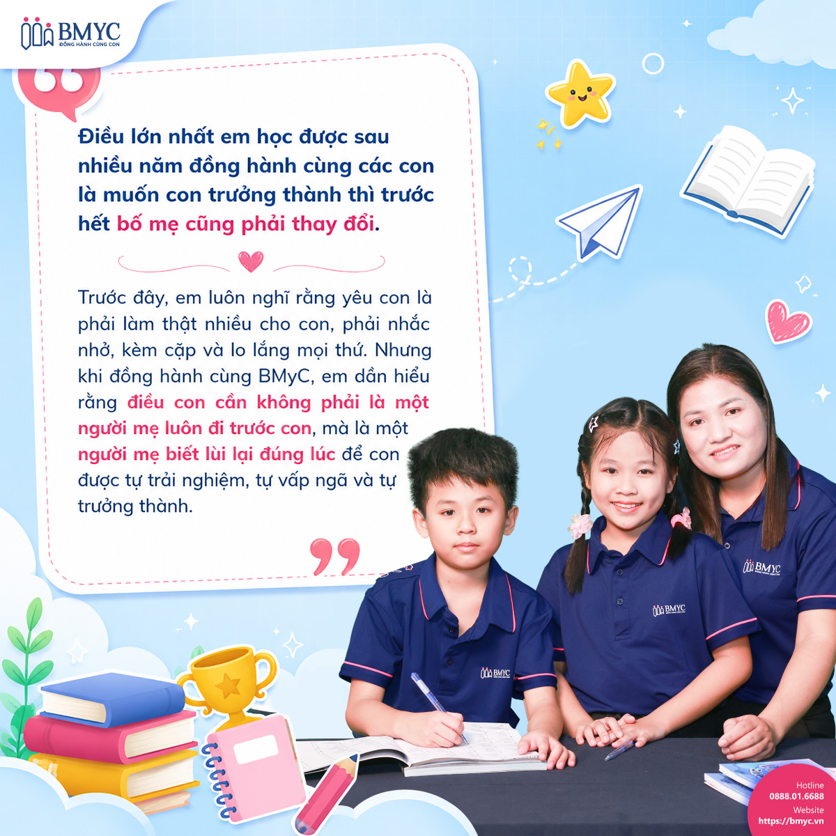 Bài học sâu sắc của người làm mẹ: Muốn con trưởng thành, bố mẹ phải thay đổi trước