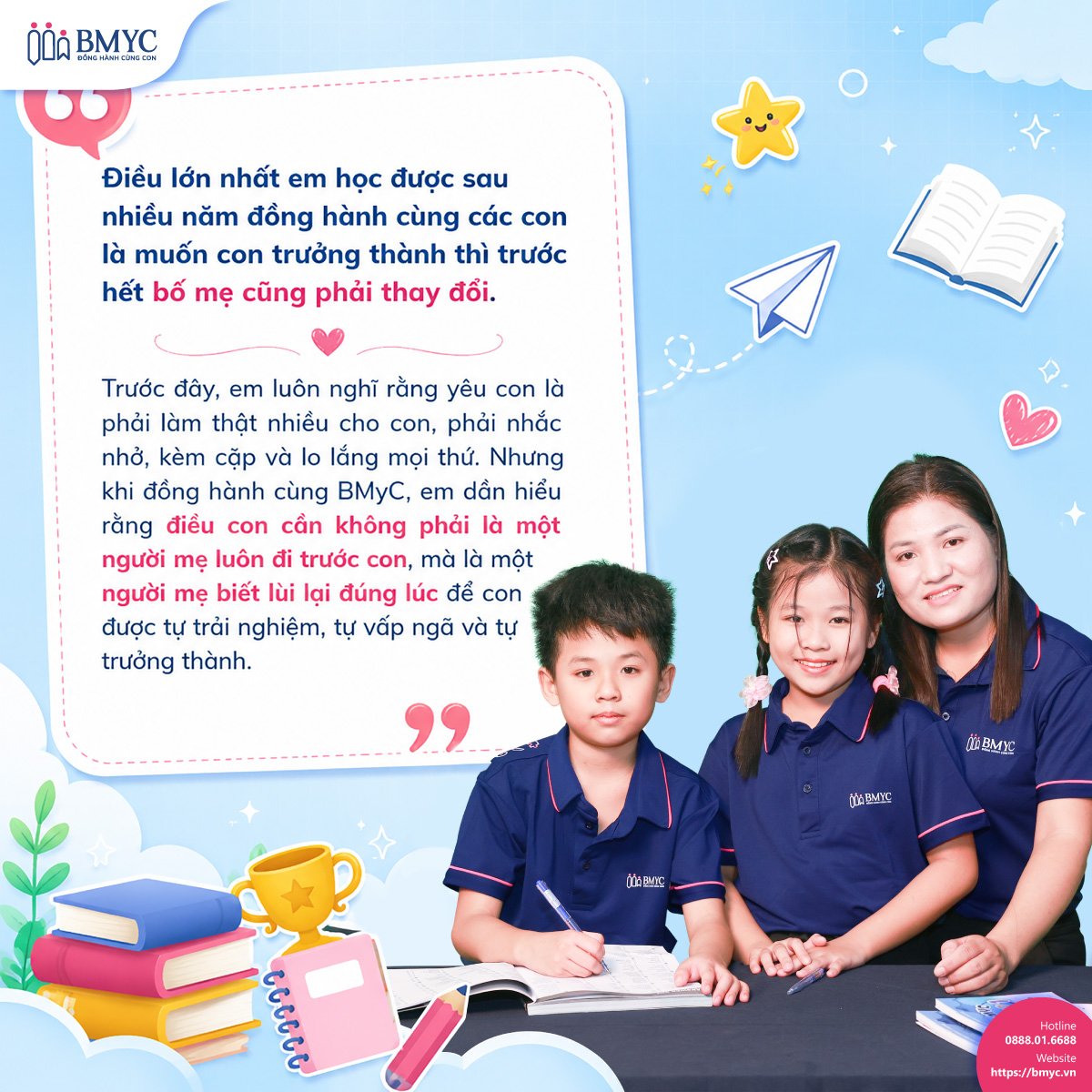 Bài học sâu sắc của người làm mẹ: Muốn con trưởng thành, bố mẹ phải thay đổi trước