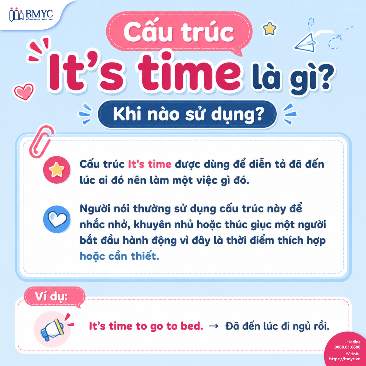 Cấu trúc It’s time là gì? Khi nào sử dụng? Cấu trúc It’s time là gì? Khi nào sử dụng?