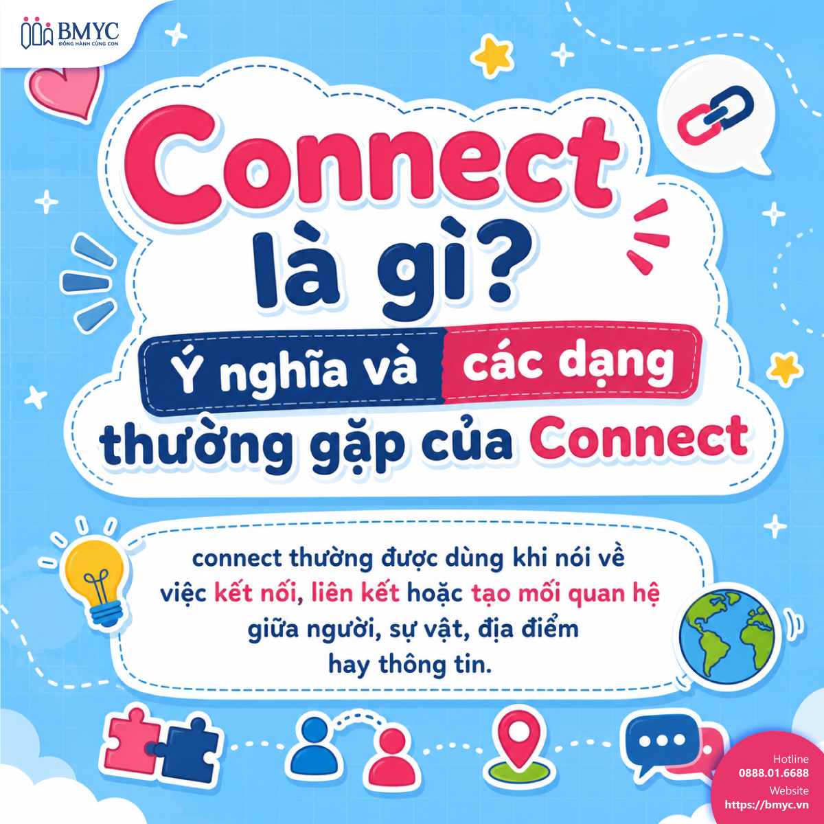 Connect là gì? Ý nghĩa và các dạng thường gặp của Connect
