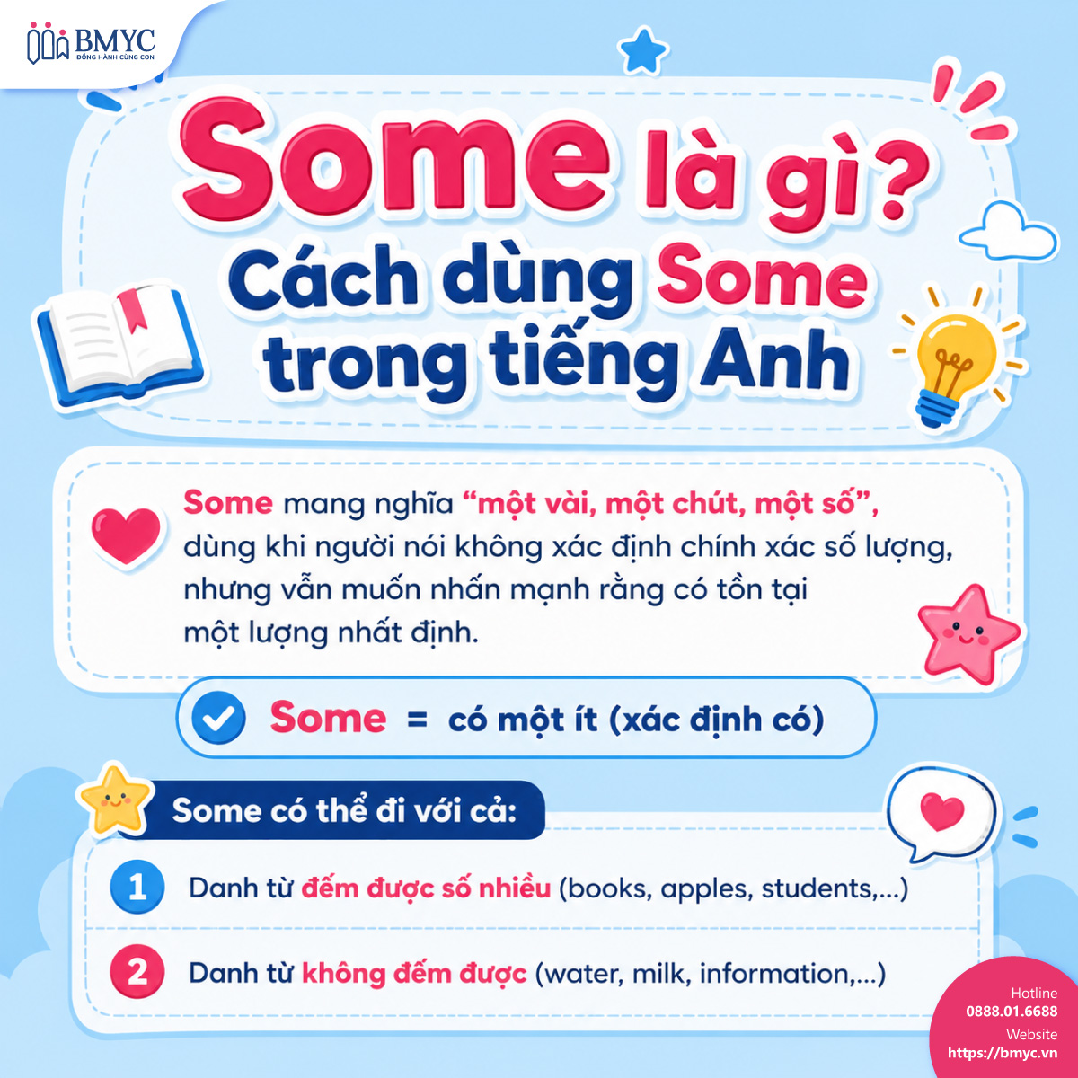 Some là gì? Cách dùng Some trong tiếng Anh 