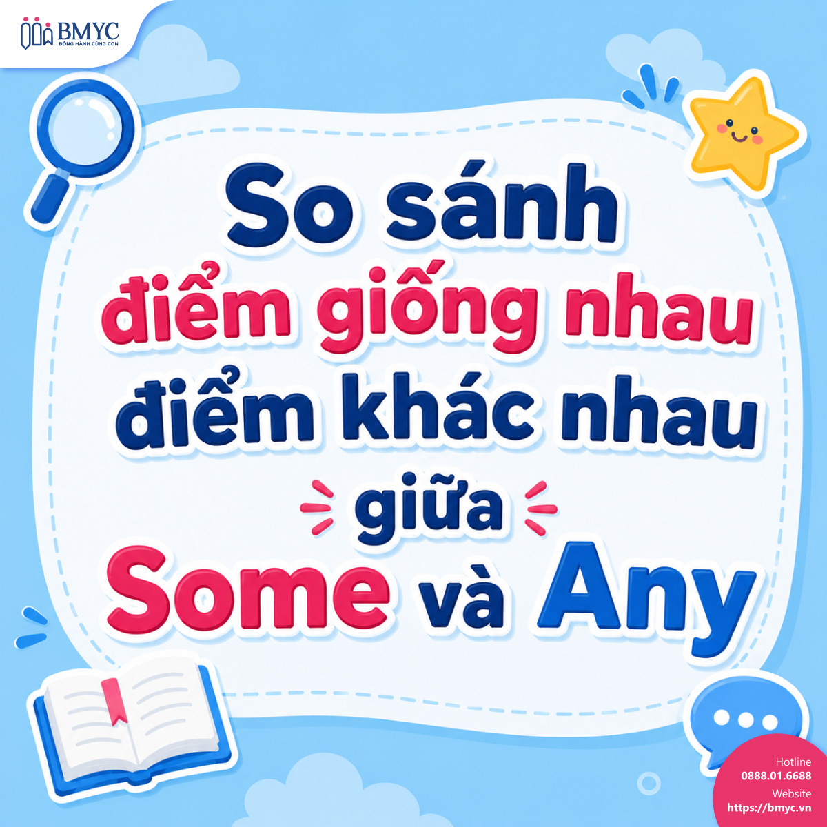So sánh Some và Any chi tiết nhất 