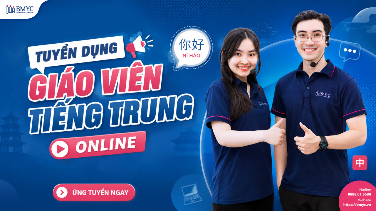 Tuyển dụng giáo viên tiếng Trung online