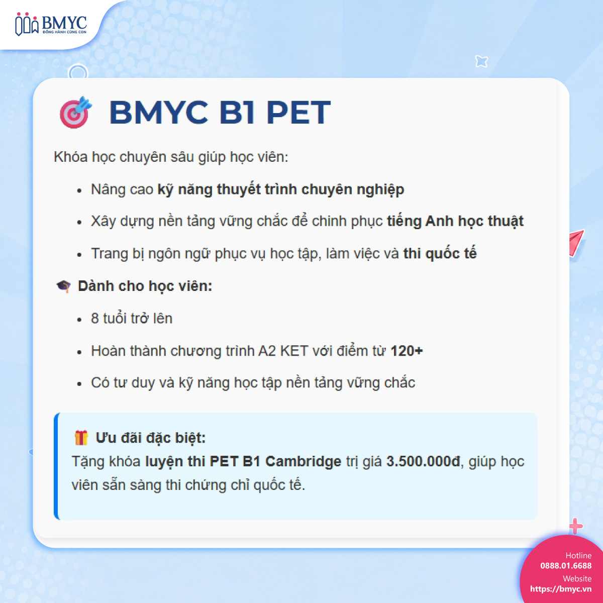 BMYC B1 PET