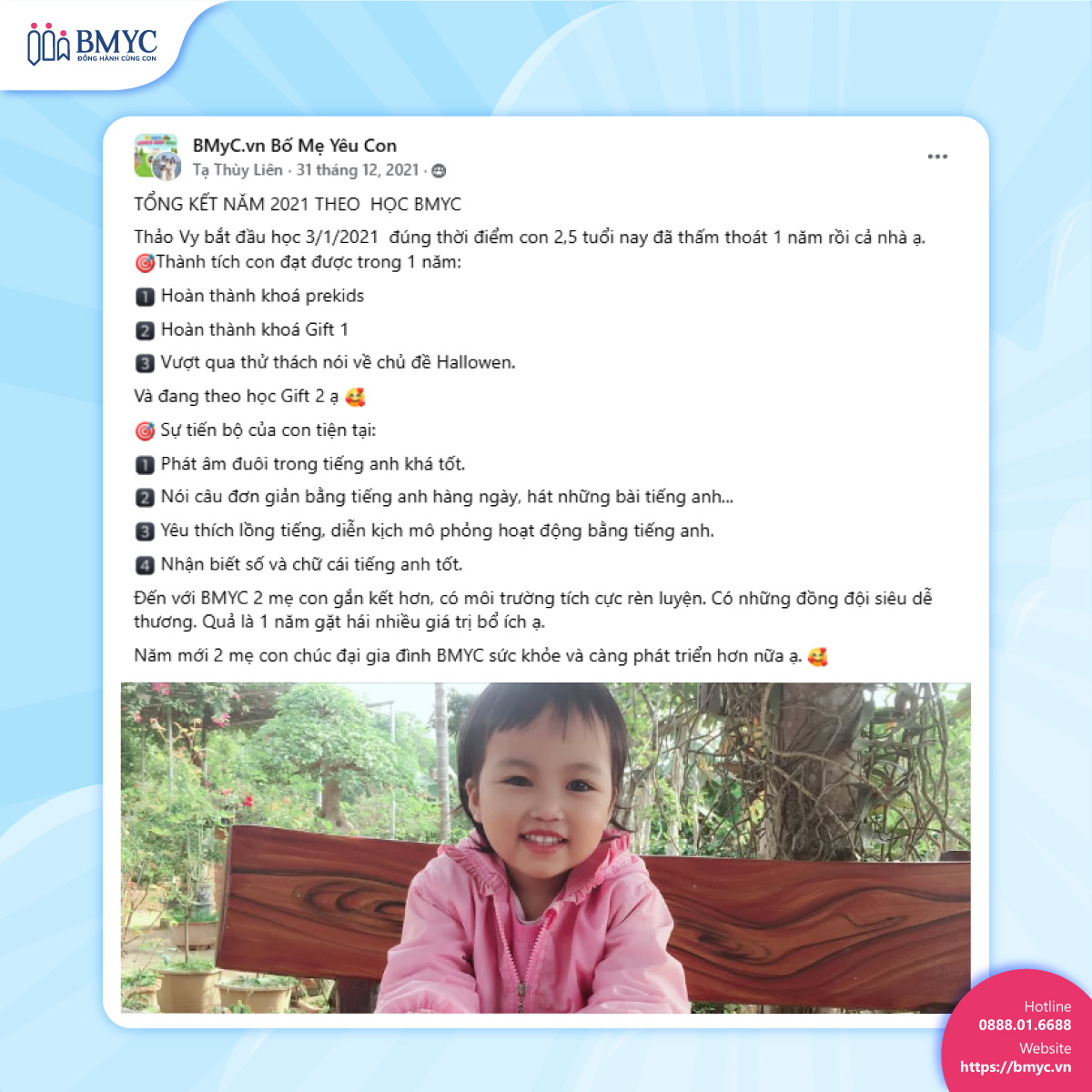 Chị Liên chia sẻ: