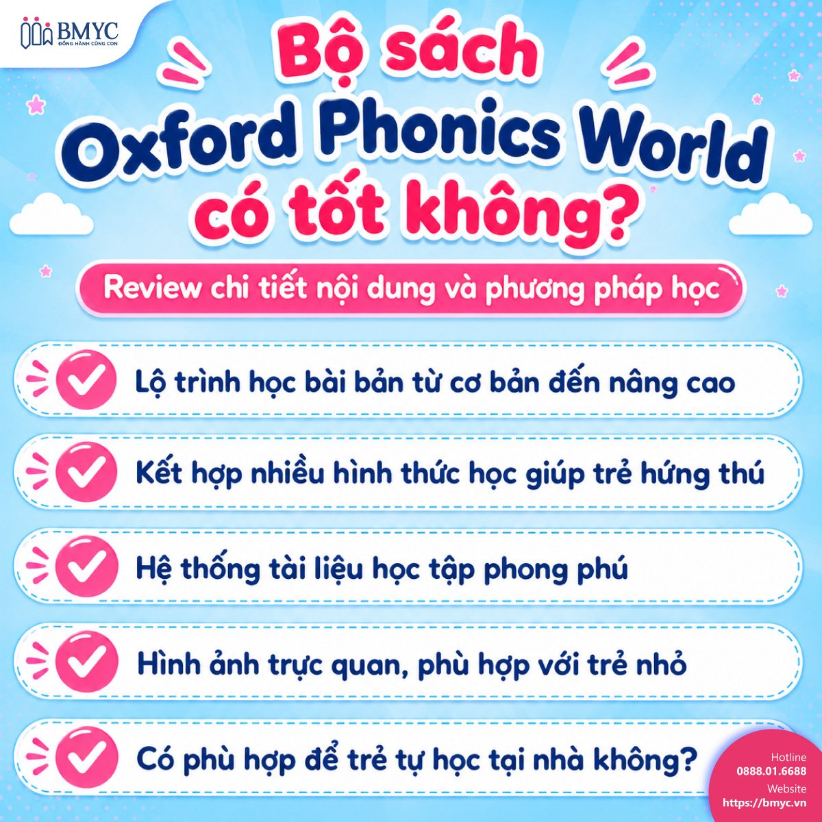 Bộ sách Oxford Phonics World có tốt không? Review chi tiết nội dung và phương pháp học
