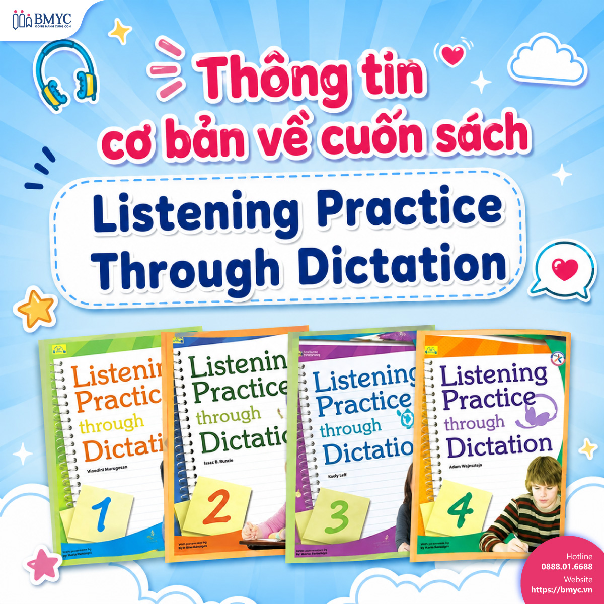 Thông tin cơ bản về cuốn sách Listening Practice Through Dictation