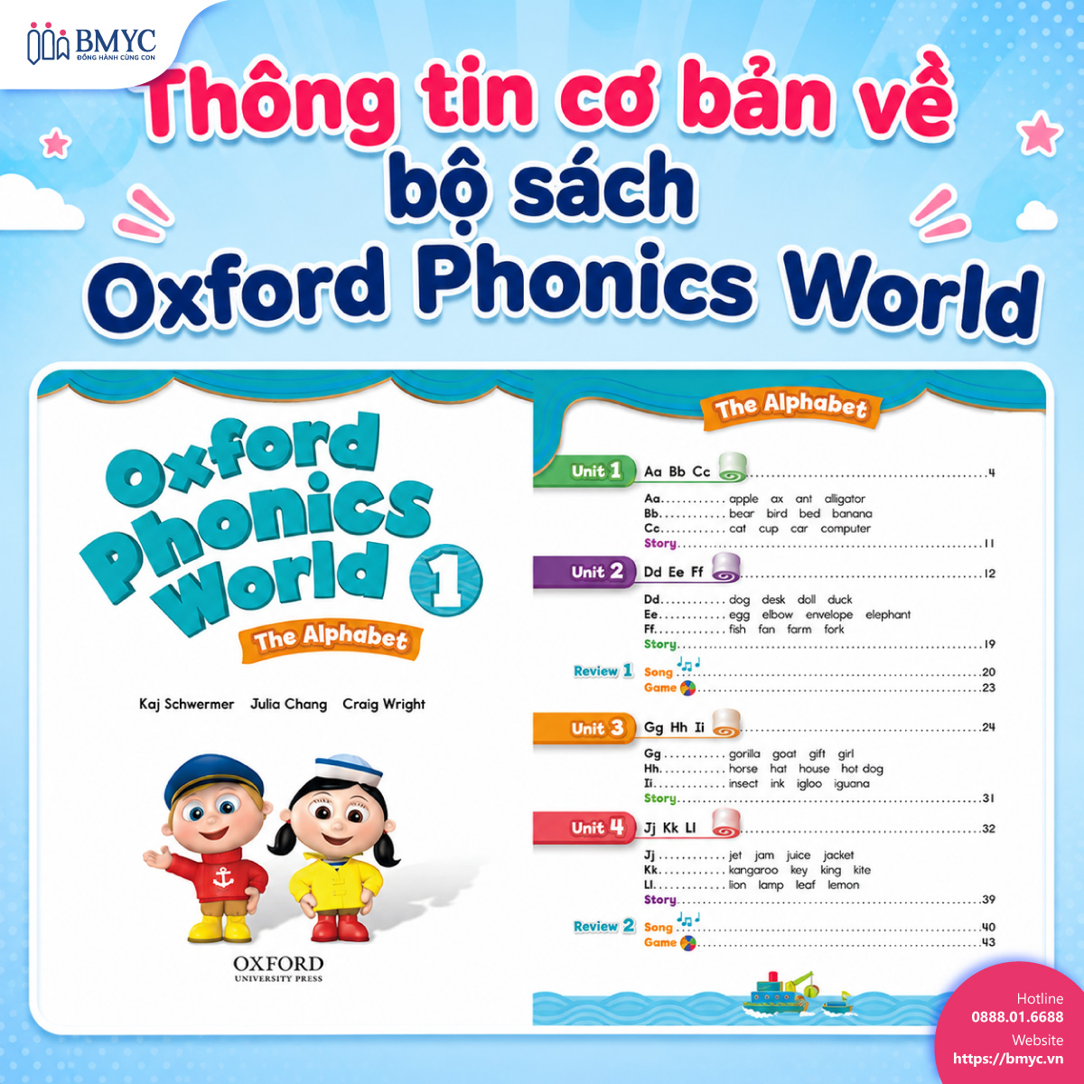 Thông tin cơ bản về bộ sách Oxford Phonics World