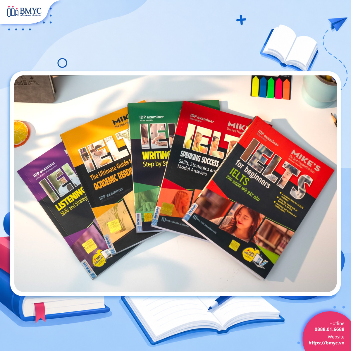 Bộ sách IELTS Mike Bộ sách IELTS Mike