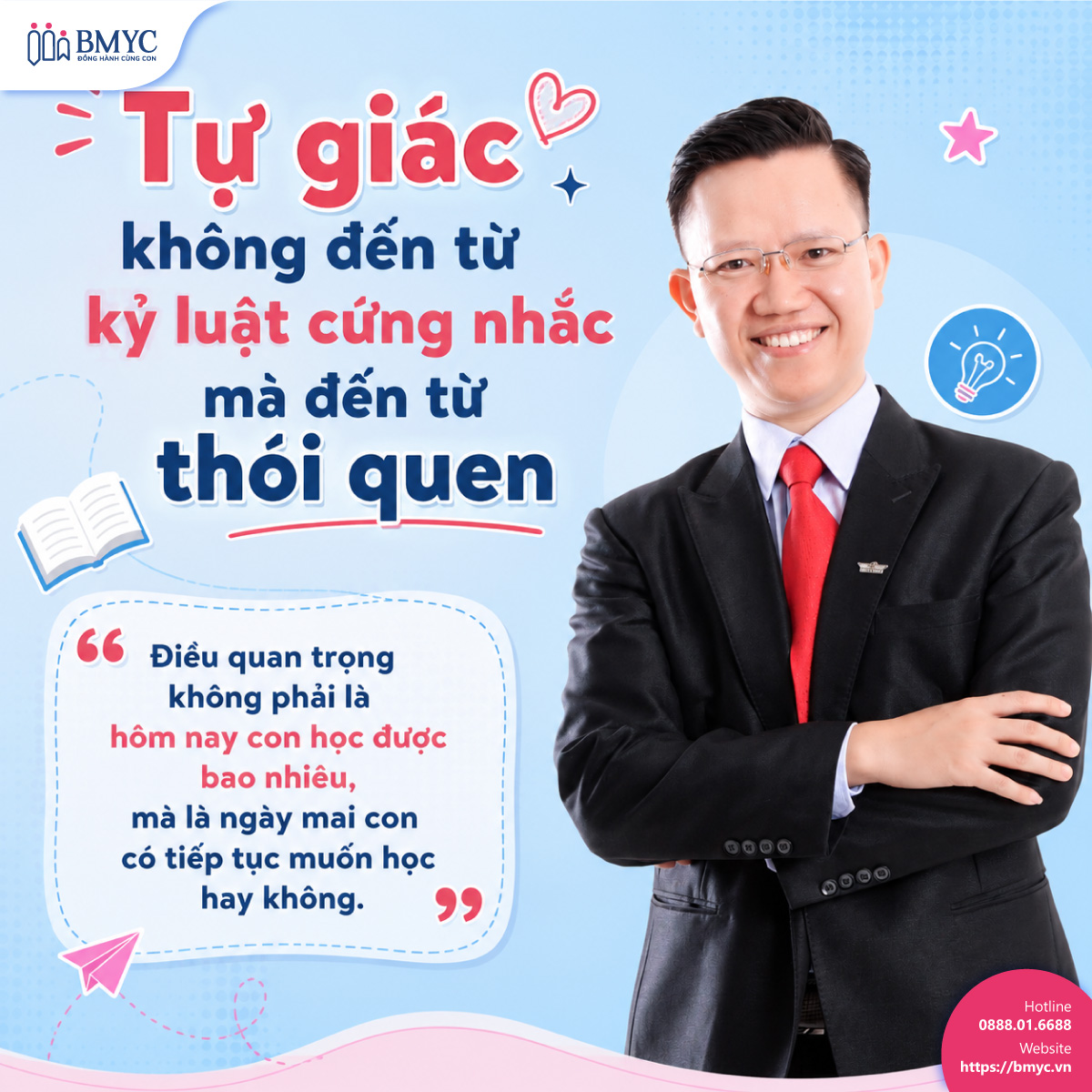Tự giác không đến từ kỷ luật cứng nhắc mà đến từ thói quen
