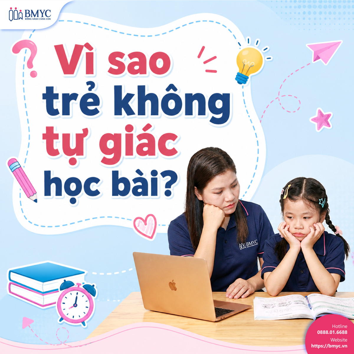 Vì sao trẻ không tự giác học bài?