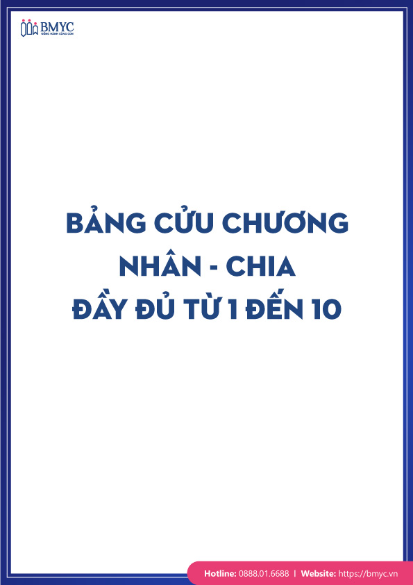 Bảng cửu chương nhân