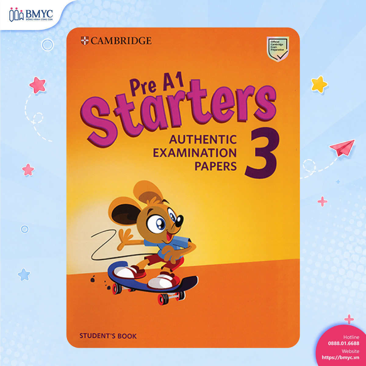 Sách Pre A1 Starters – Authentic Examination Papers 3
